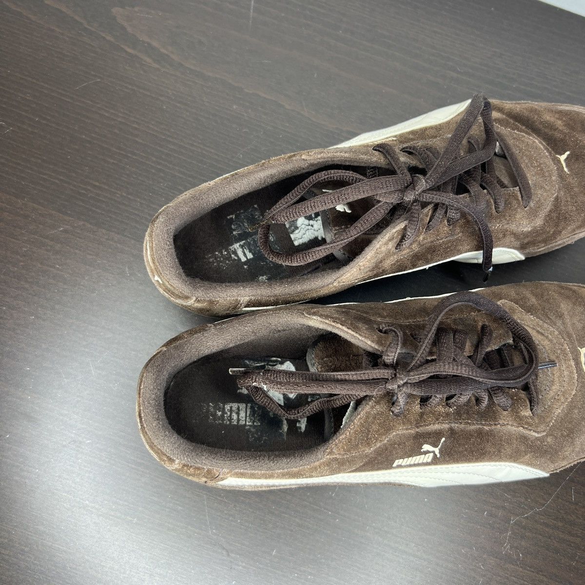 Puma Y2K Puma Speedcat Low Top Brown Suede Leather Sneakers Size US 11.5 / EU 44-45 - 8 Thumbnail