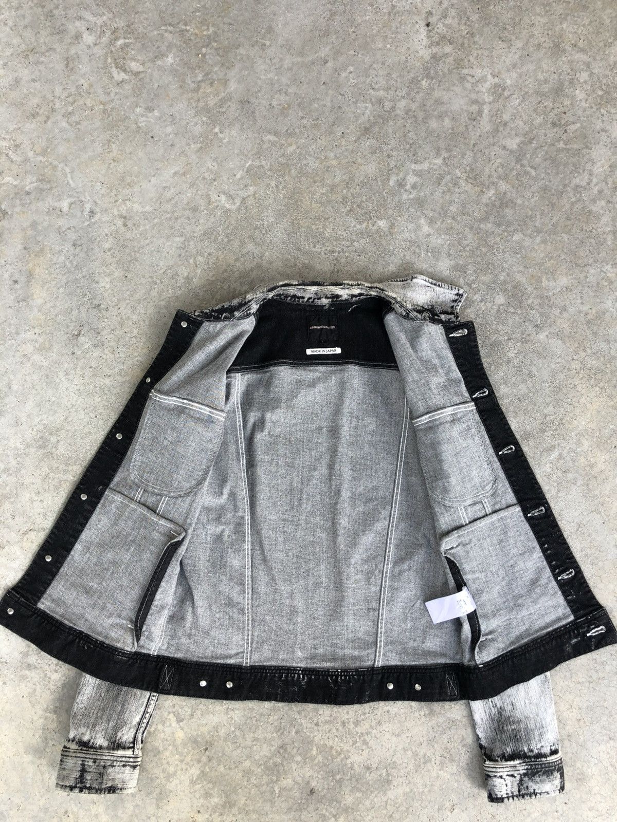 semanticdesign Semantic Design Denim Jacket Distressed Denim Size US M / EU 48-50 / 2 - 16 Thumbnail