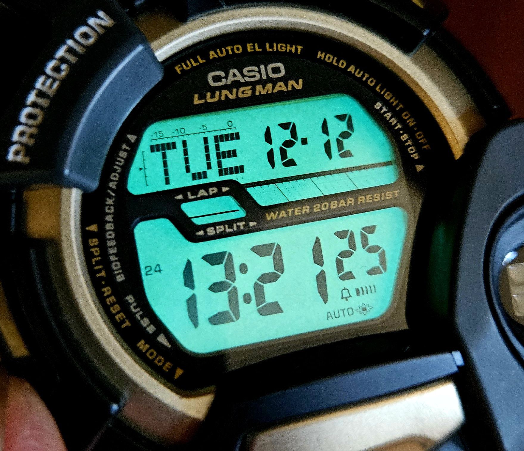 CASIO G-SHOCK LUNGMAN DWG-100J-1 1999 From Japan very rare