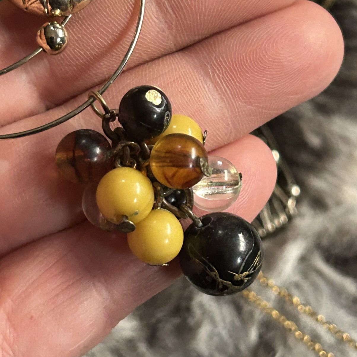 Handmade Handcrafted pineapple dream dangle pendant on chain necklace Size ONE SIZE - 10 Thumbnail