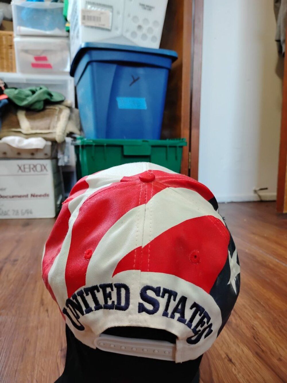 Other Vintage United States USA Flag AOP Snap Hat Cap Size ONE SIZE - 3 Thumbnail