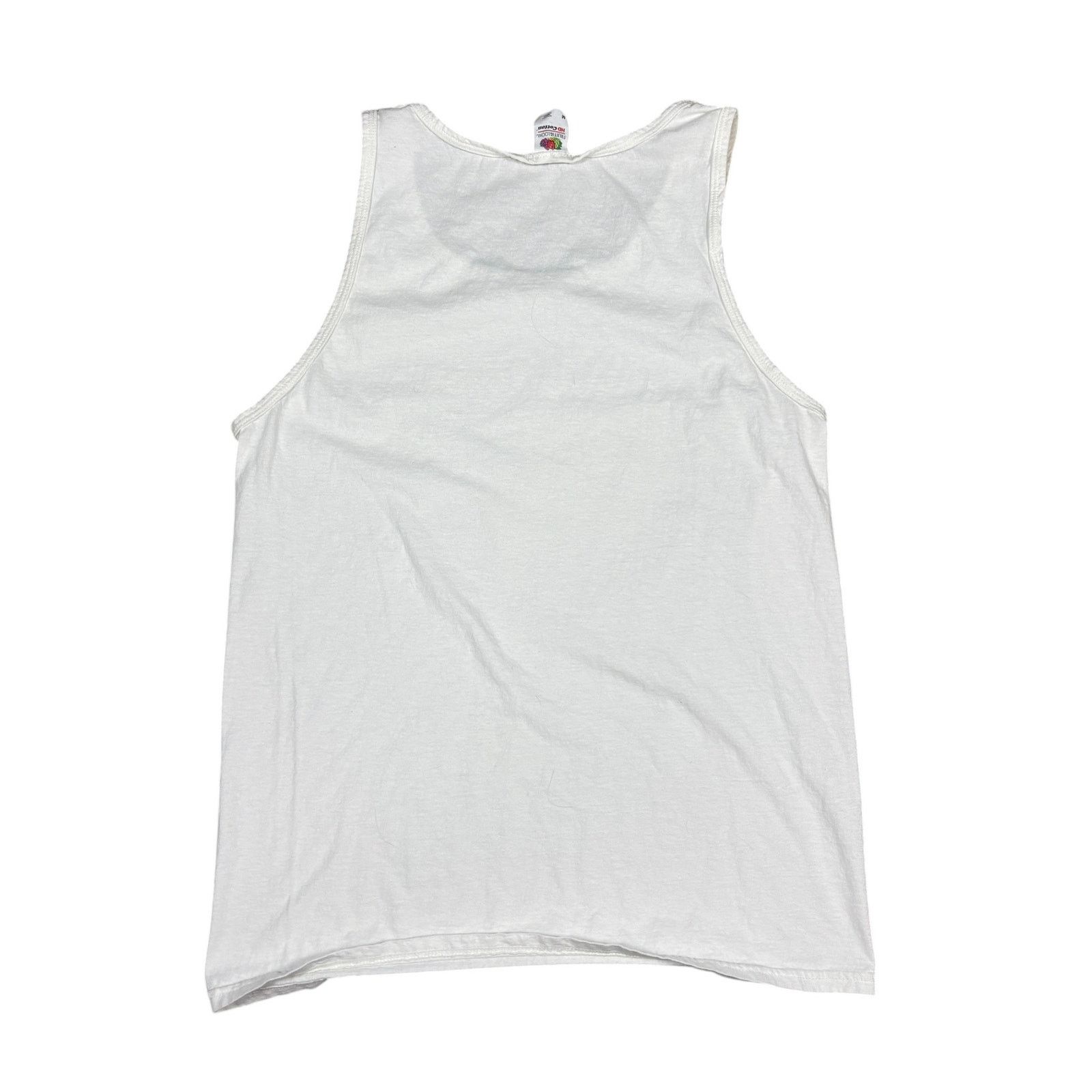 Fruit Of The Loom y2k 2000s california USA white tank top Medium beach summer Size US M / EU 48-50 / 2 - 2 Thumbnail