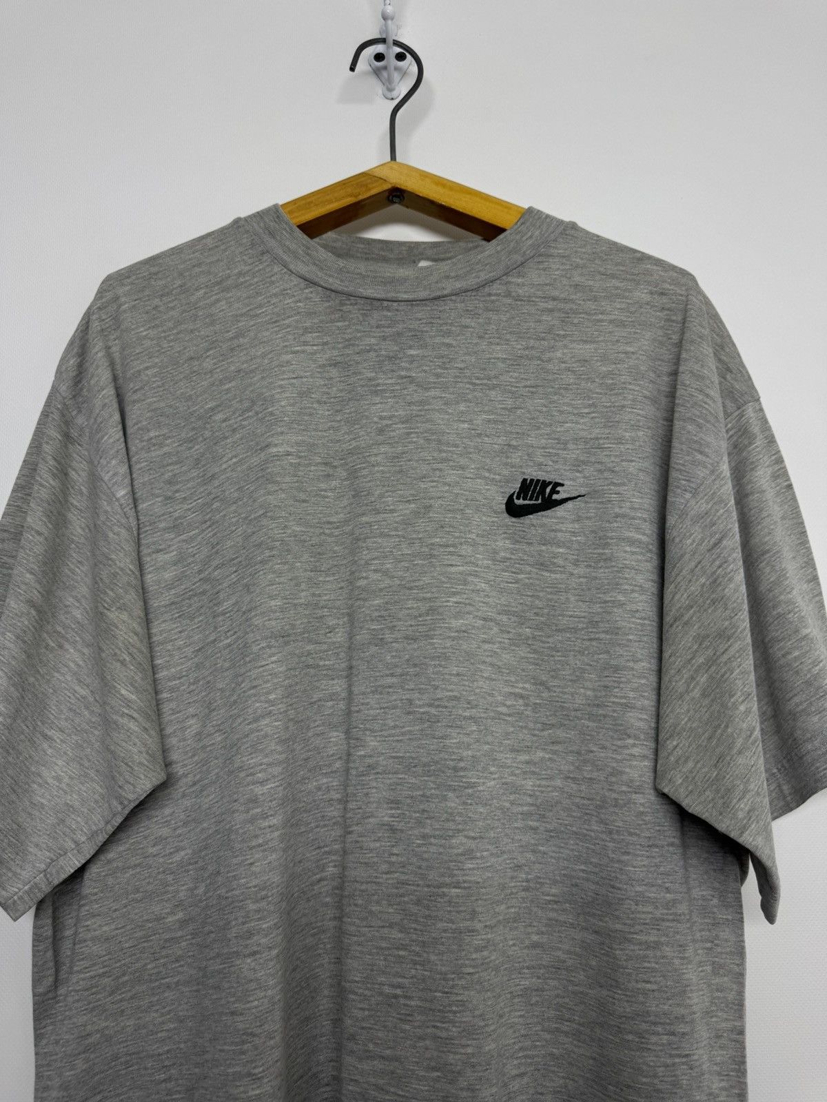 Nike Vintage 90s Nike Travis Scott Swoosh T-Shirt Washed Grey Size US M / EU 48-50 / 2 - 2 Thumbnail