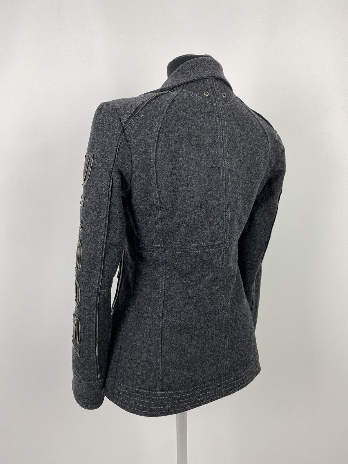 Costume National Y2K Vintage C’N’C for Ducati Double Breasted Wool Rider Coat Size S / US 4 / IT 40 - 3 Thumbnail