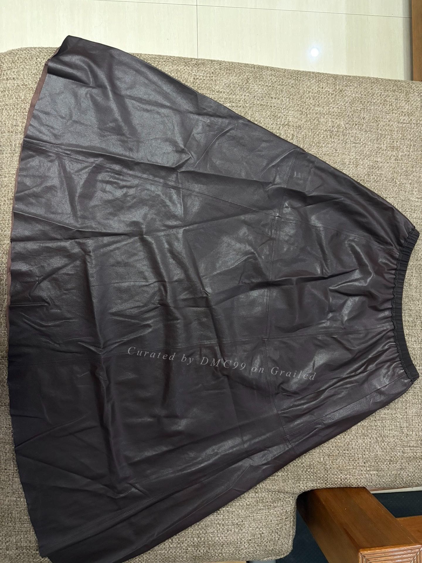 Other Lavelours 26SS Sheepskin Midi Skirt Size 32" / US 10 / IT 46 - 1 Thumbnail
