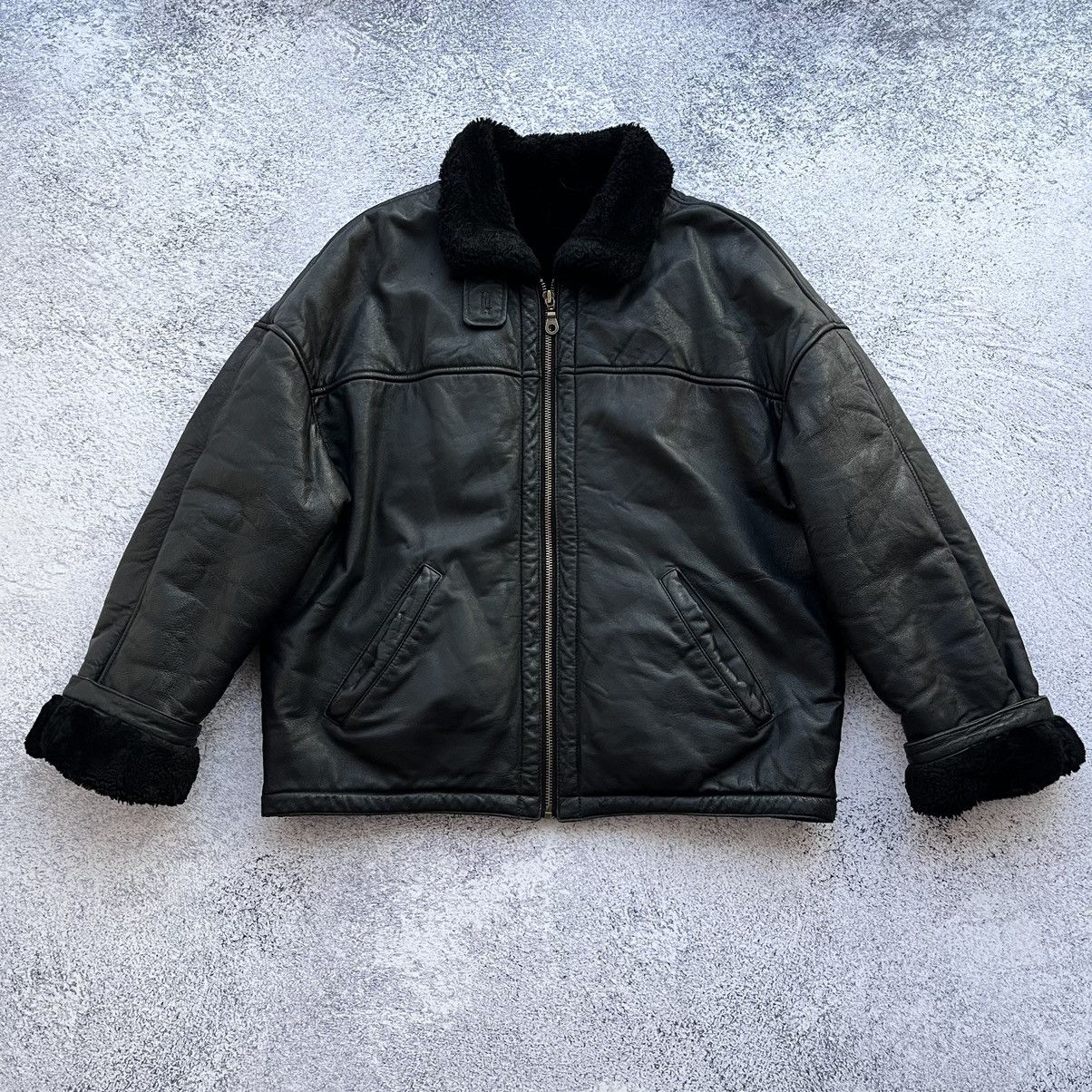 Vintage × Wilsons Leather Vintage Wilsons Leather Jacket Adventure Bound black coat Size US S / EU 44-46 / 1 - 3 Thumbnail