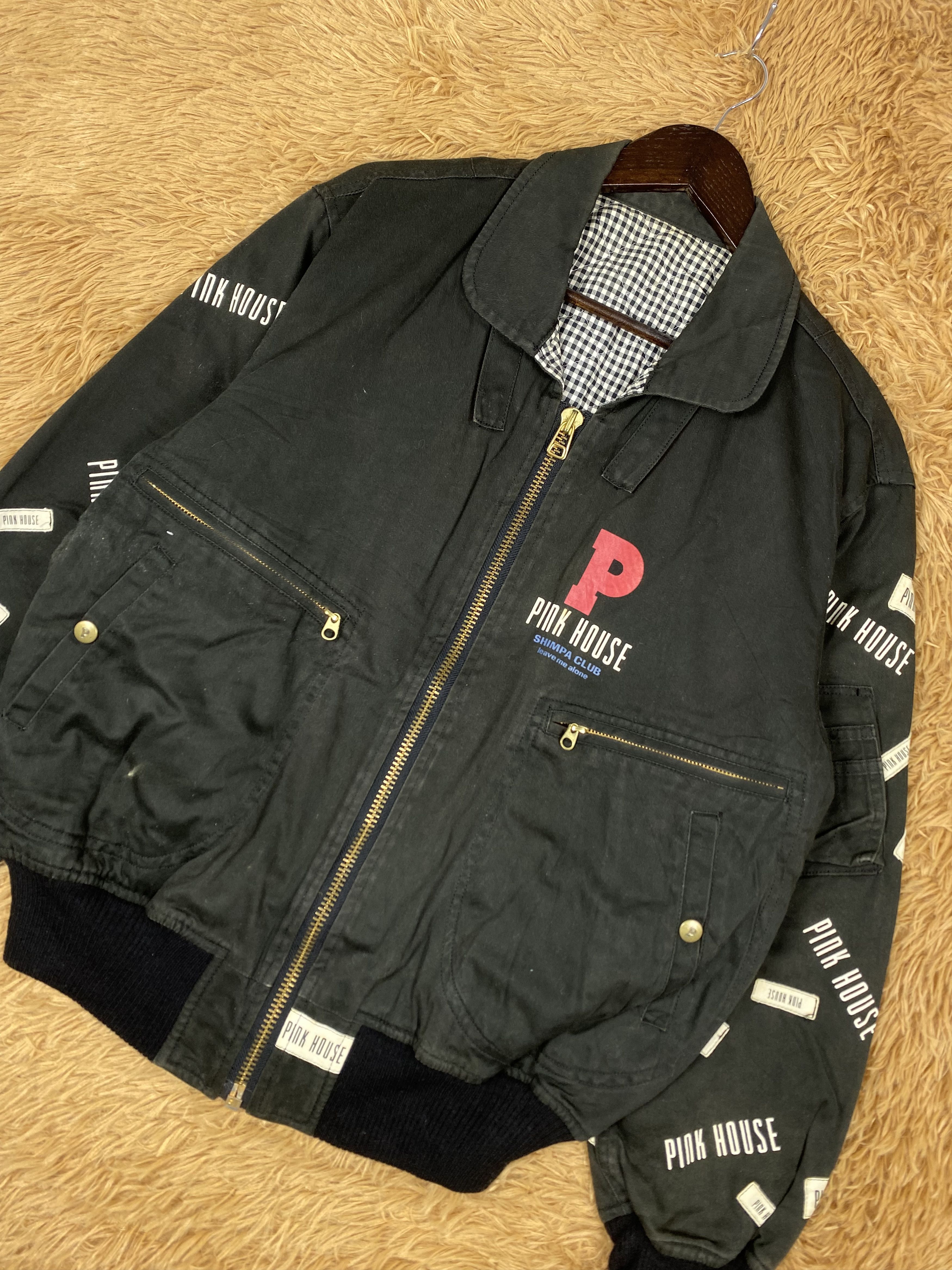 Pink House Vintage Pink House Bombers Jacket DJ0931 Size US L / EU 52-54 / 3 - 2 Thumbnail