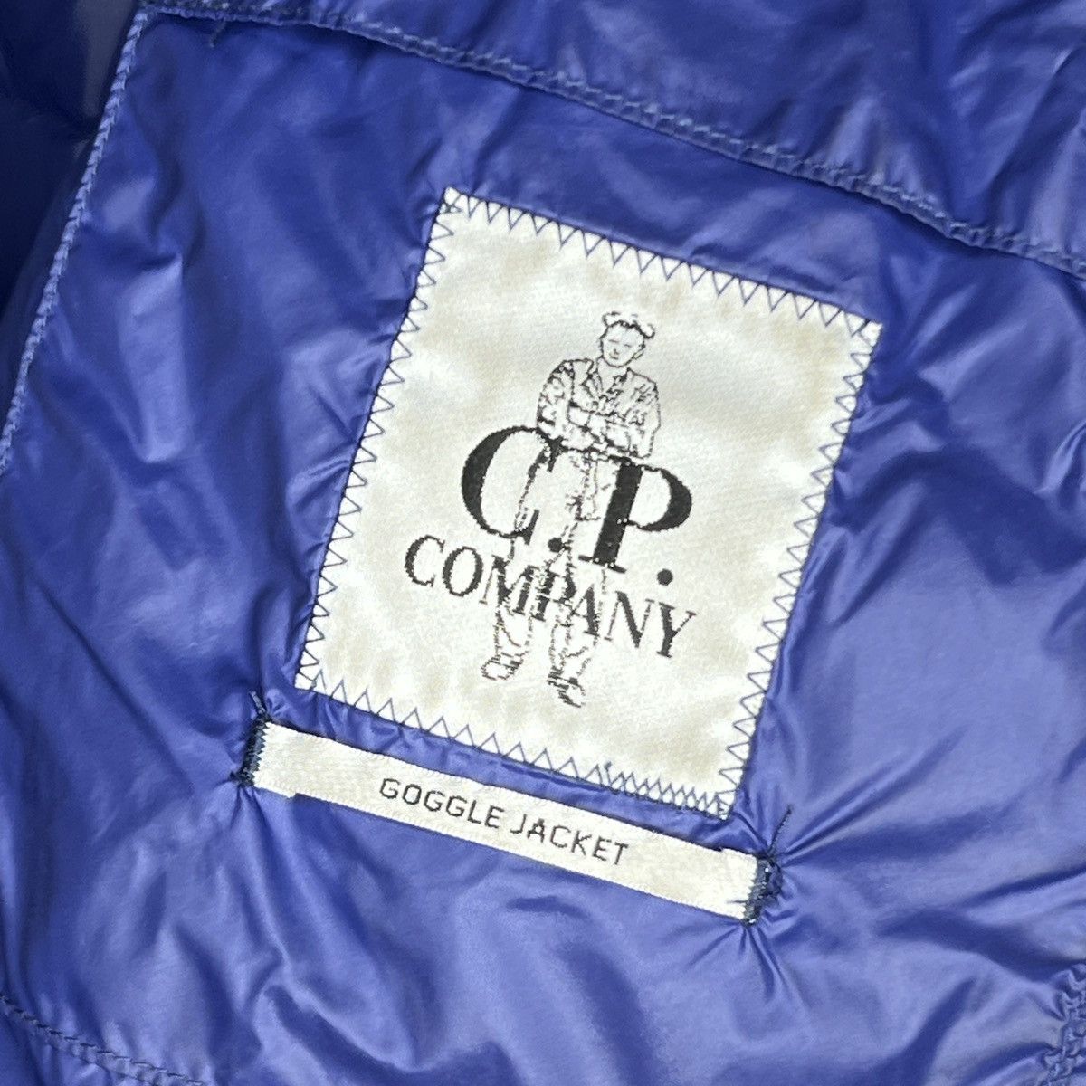 C.P. Company CP Company Goggle Puffer Down Jacket Hooded Nylon Dark Navy Size US M / EU 48-50 / 2 - 8 Thumbnail