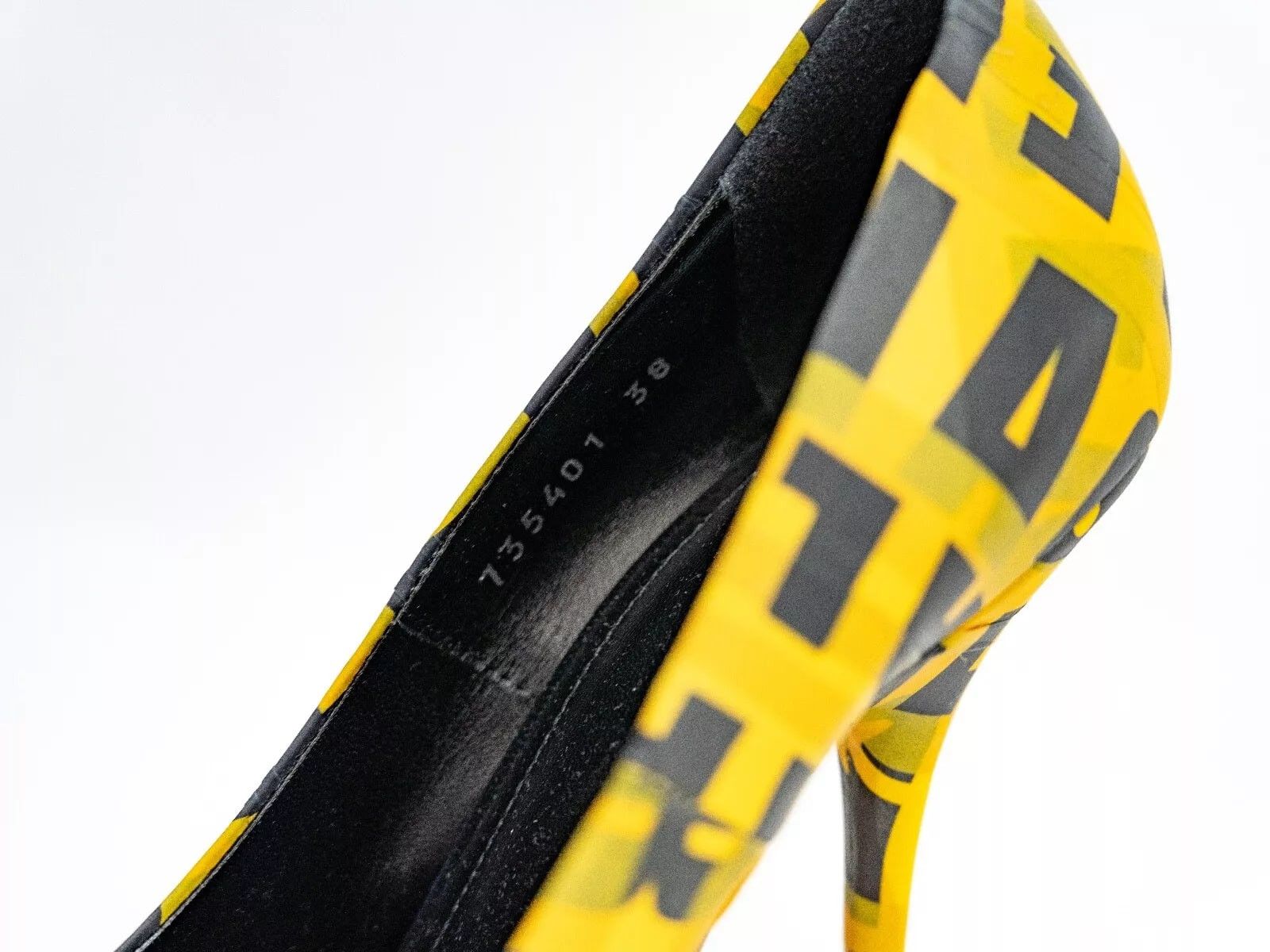 Balenciaga Balenciaga Knife Pumps Orange Caution Tape Logo Runway Kim Size US 8 / IT 38 - 9 Thumbnail
