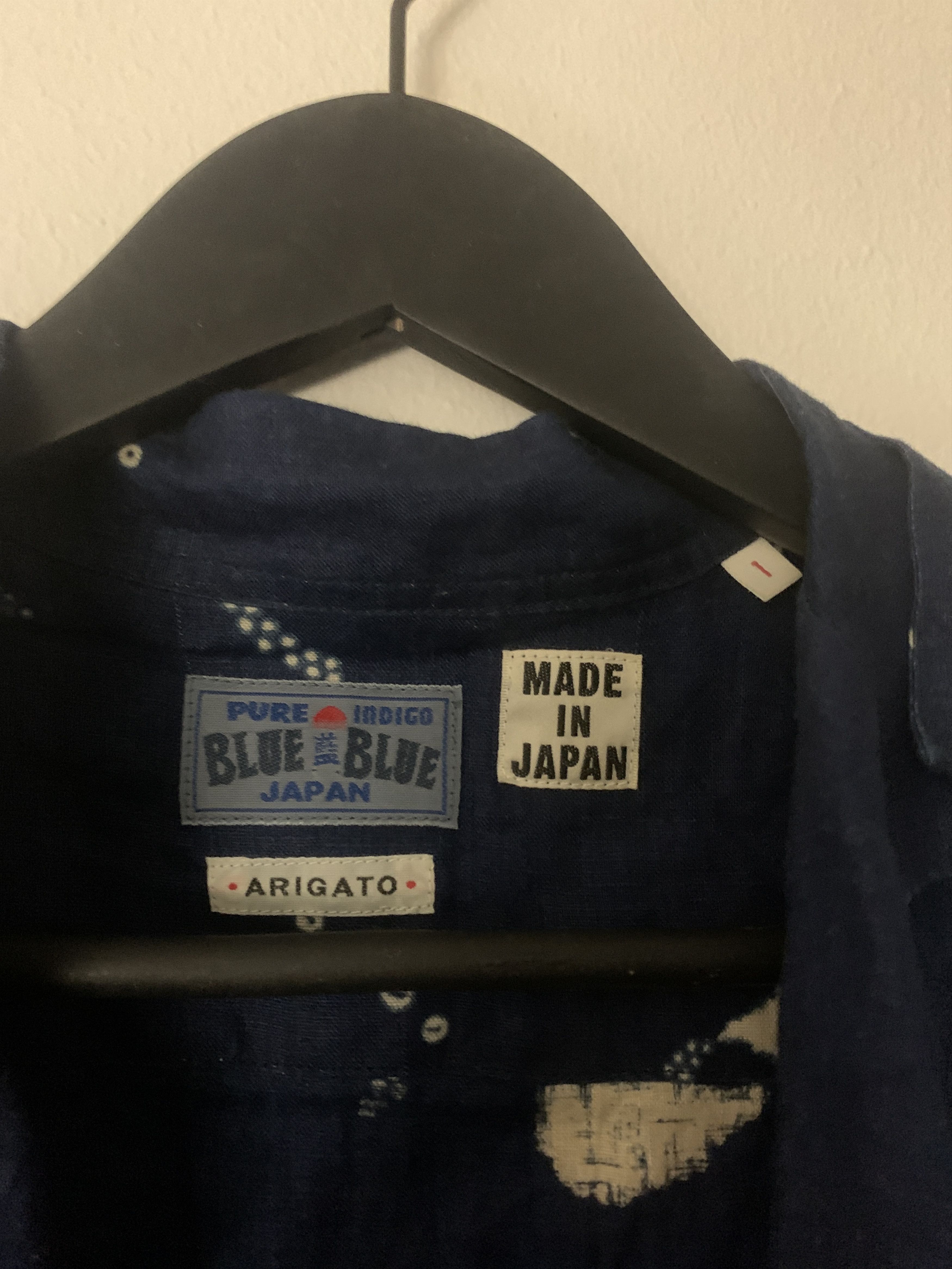 Blue Blue Japan Blue Blue Japan Slim-Fit Camp-Collar Printed Shirt Size US S / EU 44-46 / 1 - 3 Thumbnail