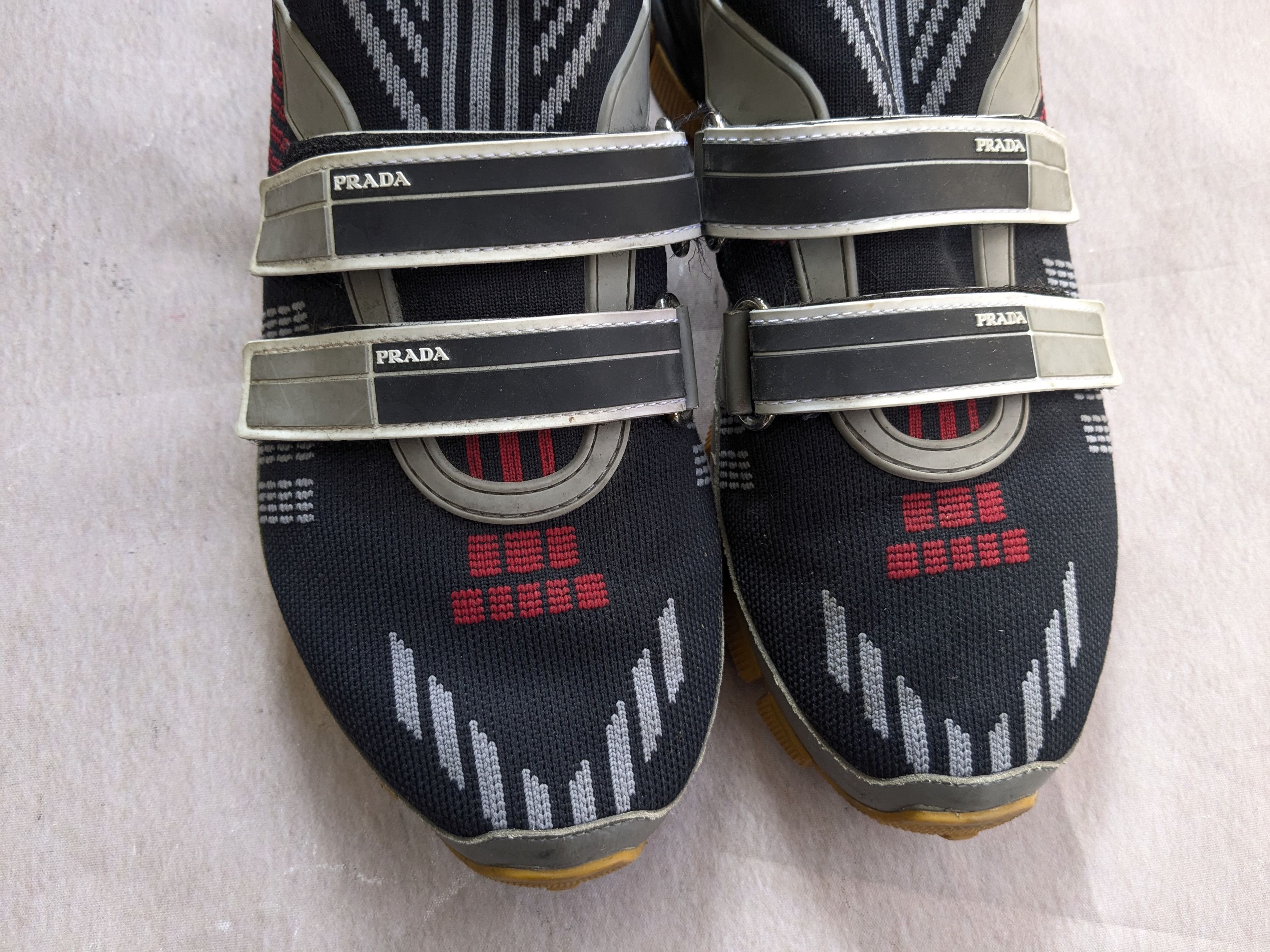 Prada Prada Crossection Sneakers Black Gray 9 Size US 9 / EU 42 - 3 Thumbnail