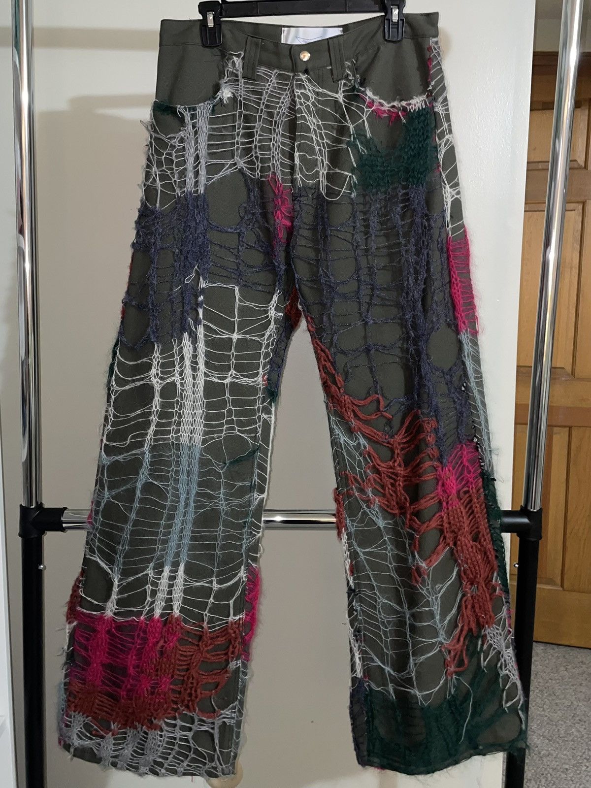 Kentucky Boy Tyler Kentucky Boy Tyler Signature Cut Pants Knit Mohair Overlay Size US 34 / EU 50 - 1 Thumbnail