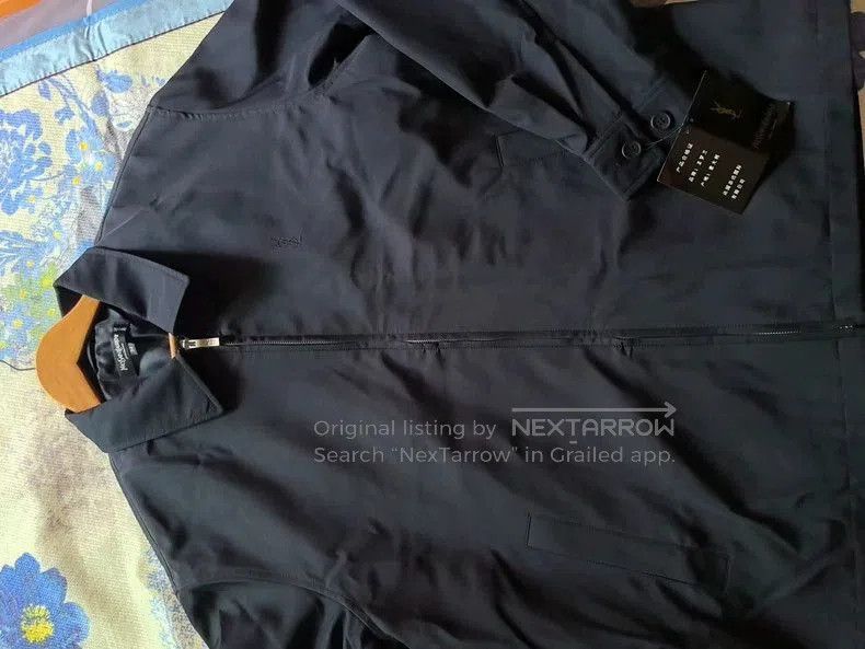 Saint Laurent Paris YSL Black Zip Jacket with Logo. Size US M / EU 48-50 / 2 - 1 Thumbnail