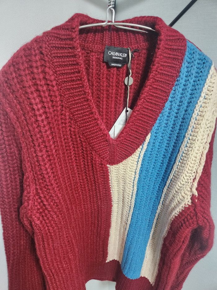 Calvin Klein 205W39NYC Calvin Klein 205W39NYC oversized chunky stripe sweater Size US L / EU 52-54 / 3 - 6 Thumbnail