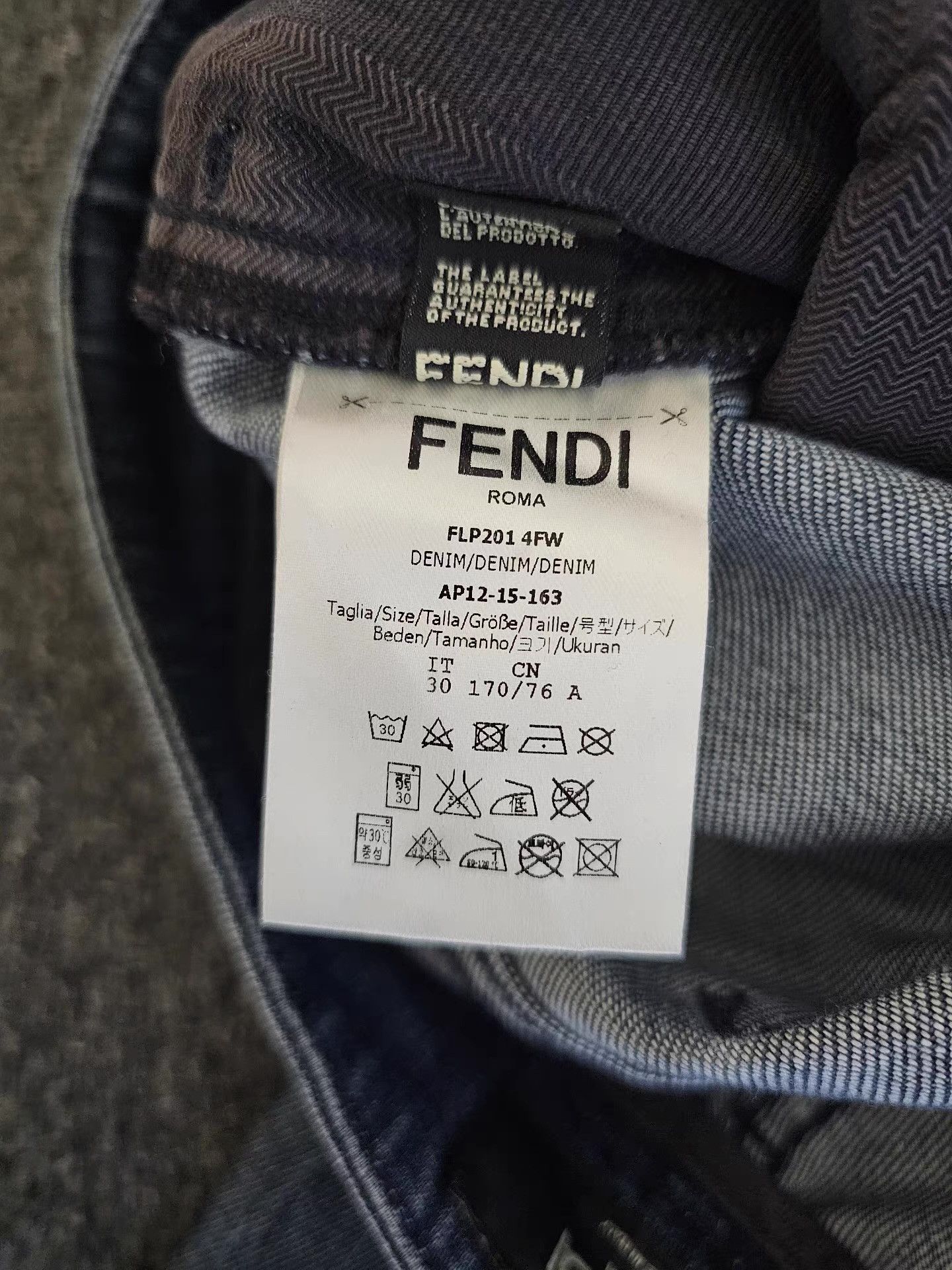 Fendi Fendi Men's Jeans, Q4 Size US 32 / EU 48 - 8 Thumbnail