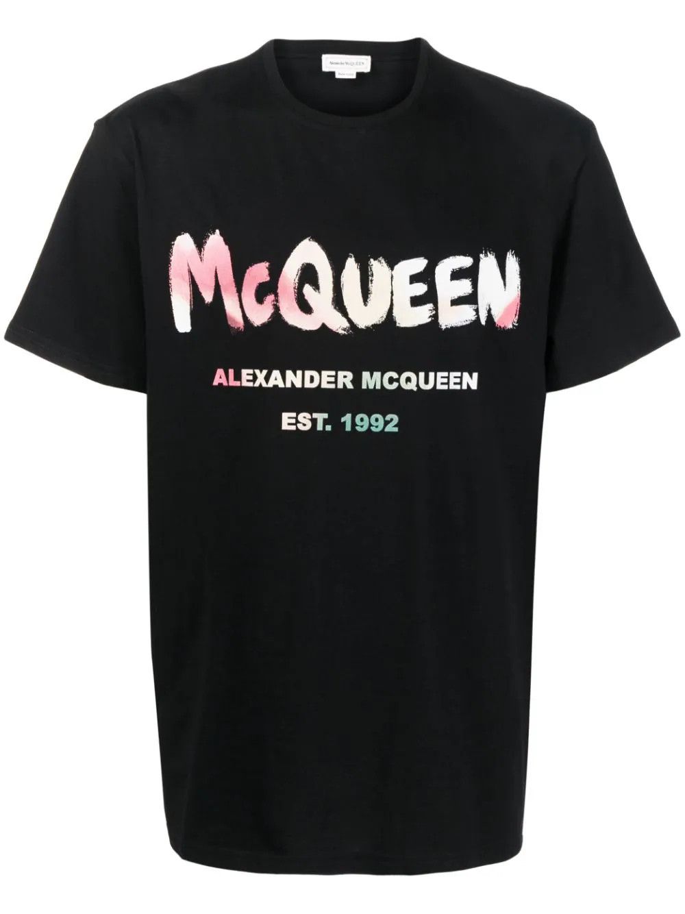 Alexander McQueen o1y1024 T-Shirt In Black Size US XL / EU 56 / 4 - 1 Thumbnail