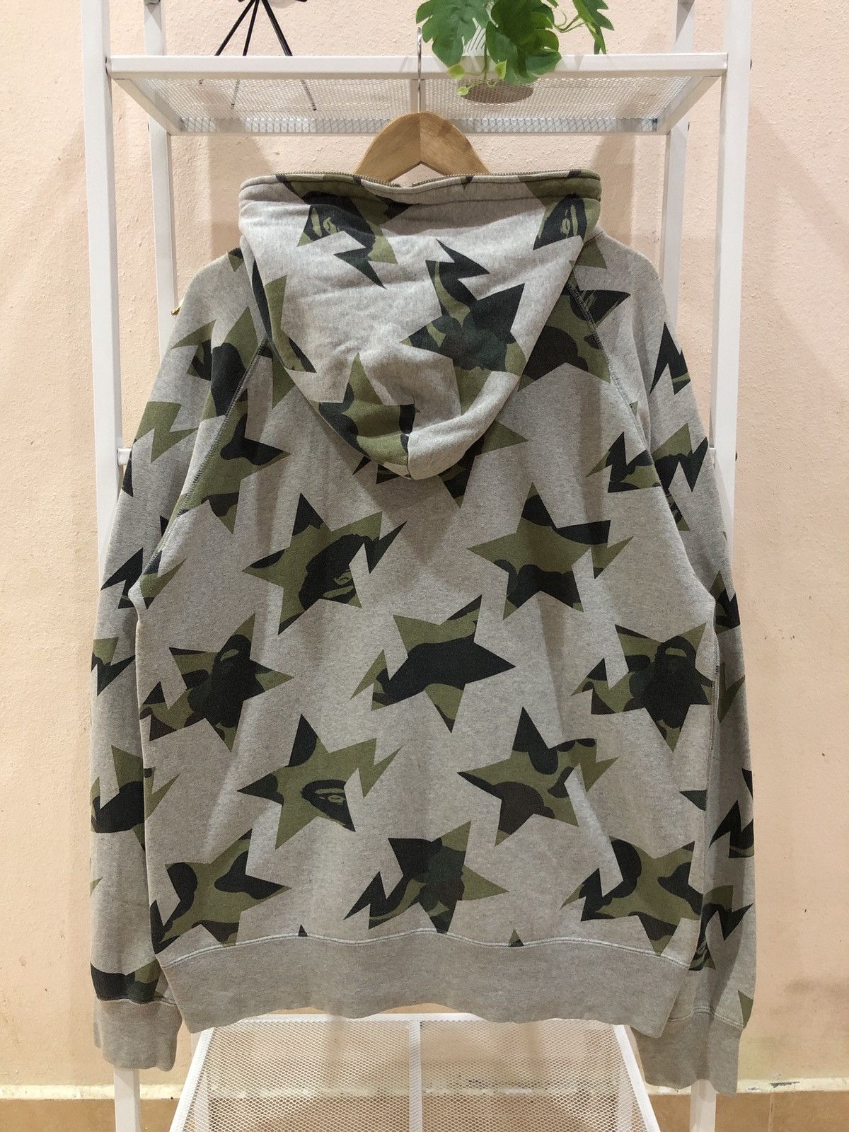 Bape OG Bapesta 1st Camo Full Zip Hoodie Size US XL / EU 56 / 4 - 2 Thumbnail