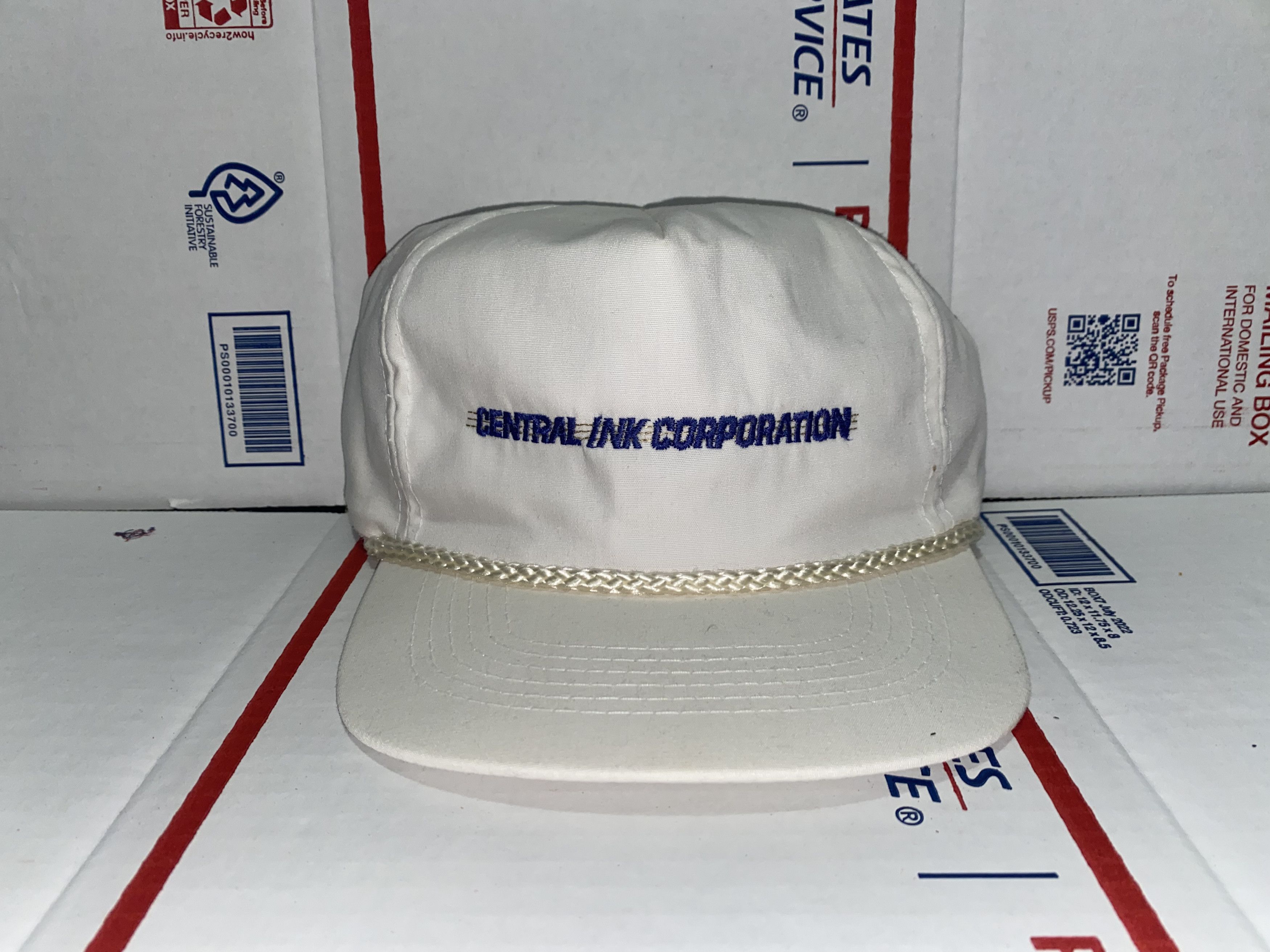 Vintage Central INK Corporation vtg Hat Cap 1990s Pulp Paper Company Size ONE SIZE - 1 Thumbnail