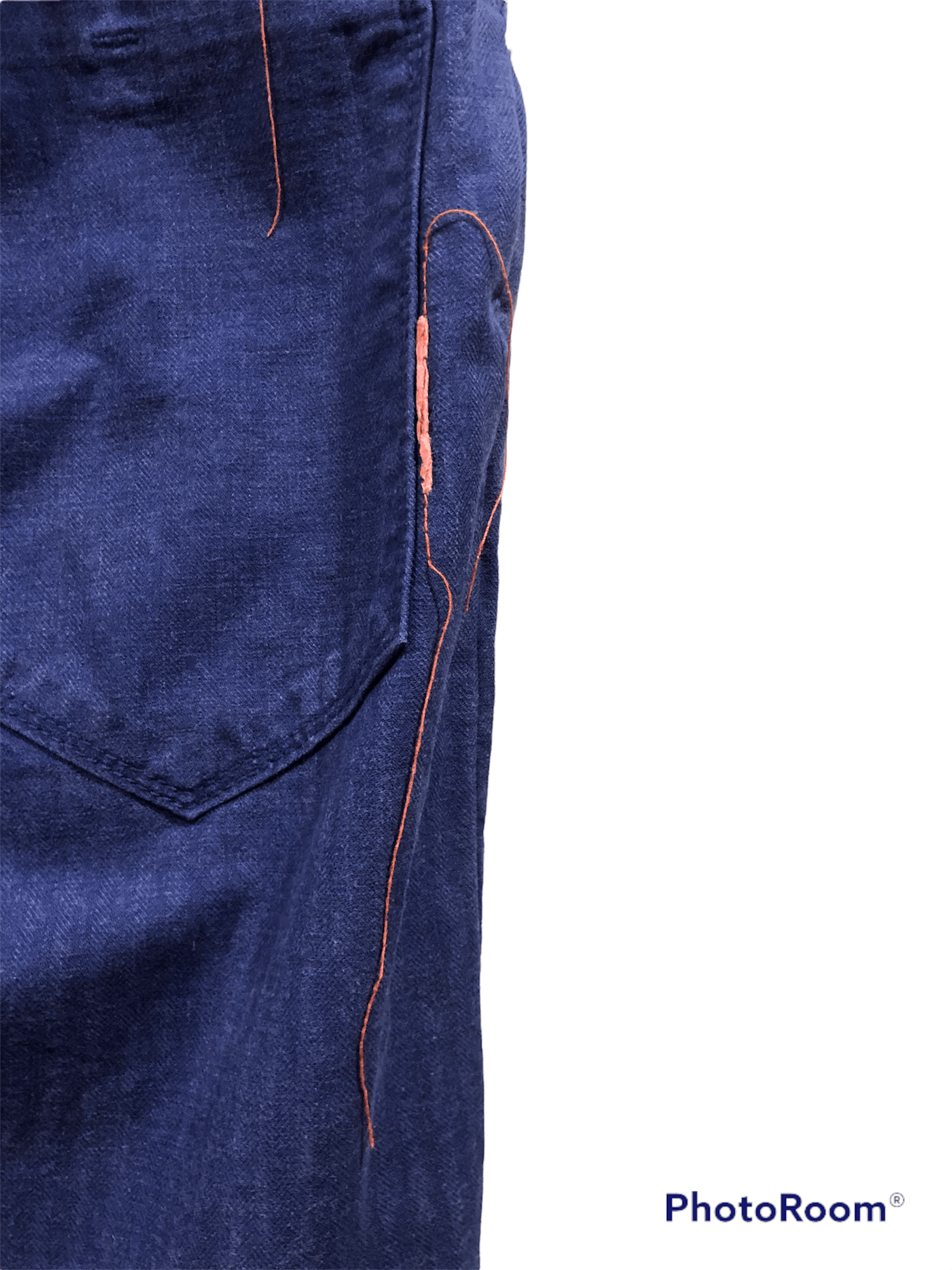 KATO Kato Indigo Hbt herringbone Twill French Work Pants Size US 29 - 7 Thumbnail