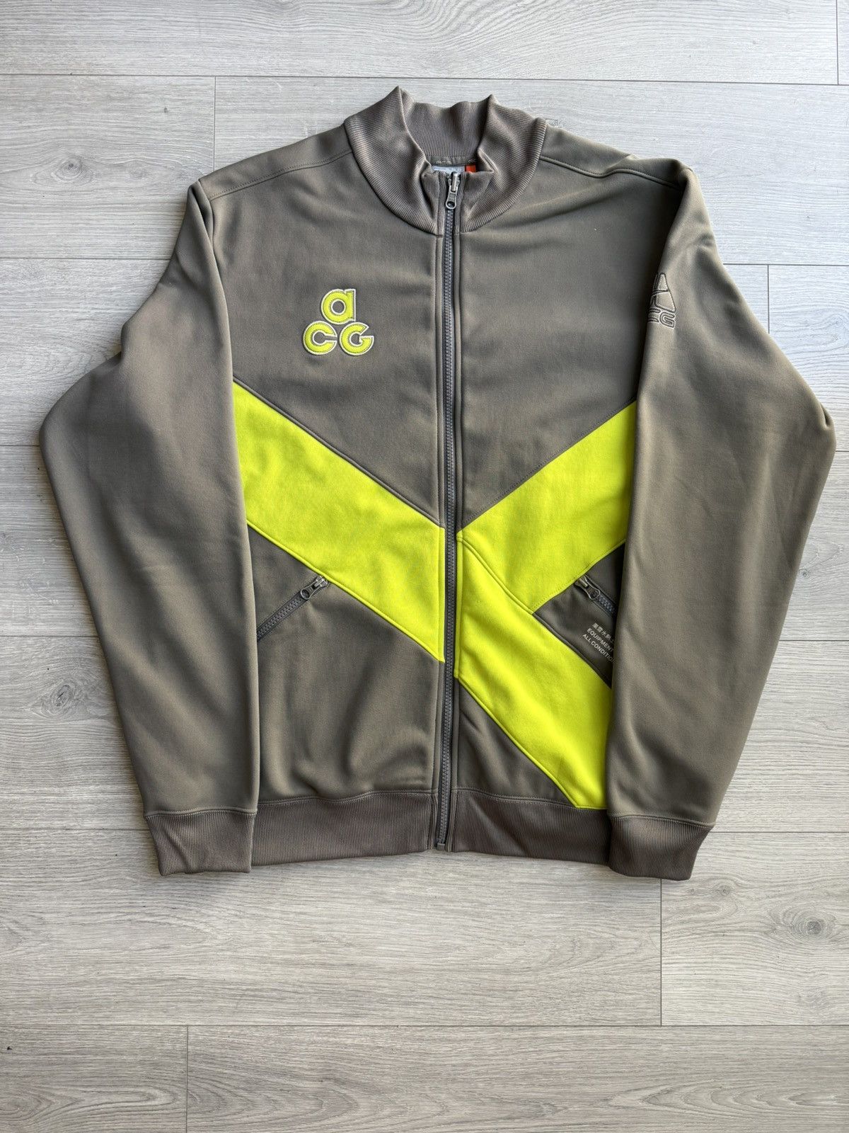 Nike × Nike ACG × Vintage Vintage Nike ACG Full Zip Track Jacket Size US XL / EU 56 / 4 - 2 Thumbnail
