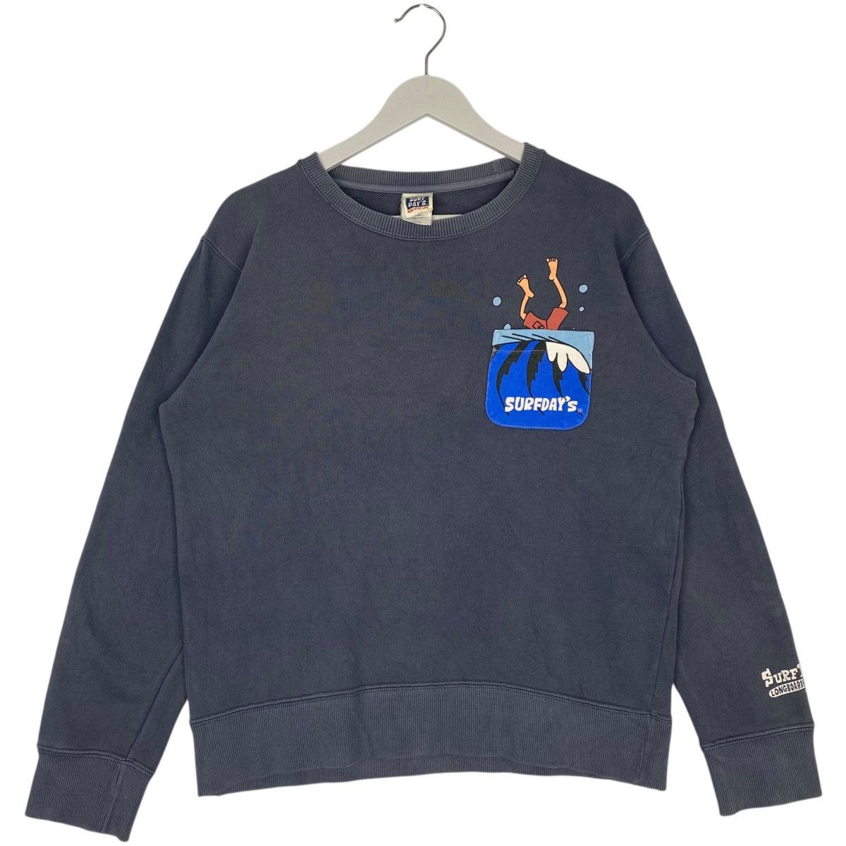 Other Vintage Surf Day’s Sweatshirt Crewneck Pullover Jumper SizeM Size US M / EU 48-50 / 2 - 1 Thumbnail