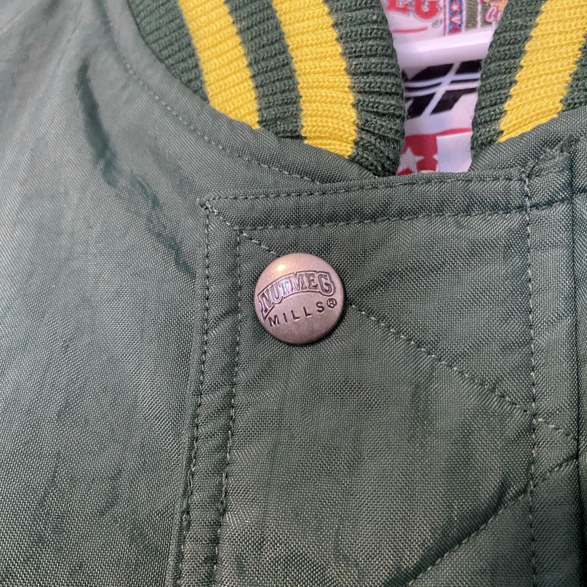 NFL Vintage 90s Green Bay Packers Nutmeg NFL Jacket Size US L / EU 52-54 / 3 - 6 Thumbnail