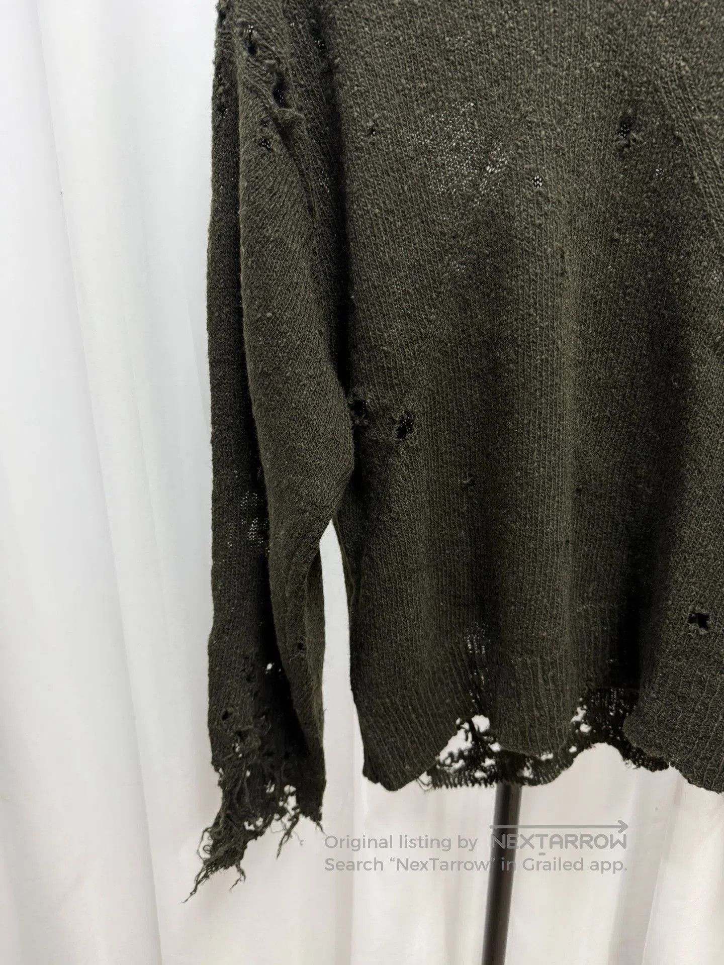 Comme des Garcons Homme Plus Comme des Garcons Homme 90s Distressed Sweater. Size US M / EU 48-50 / 2 - 3 Thumbnail