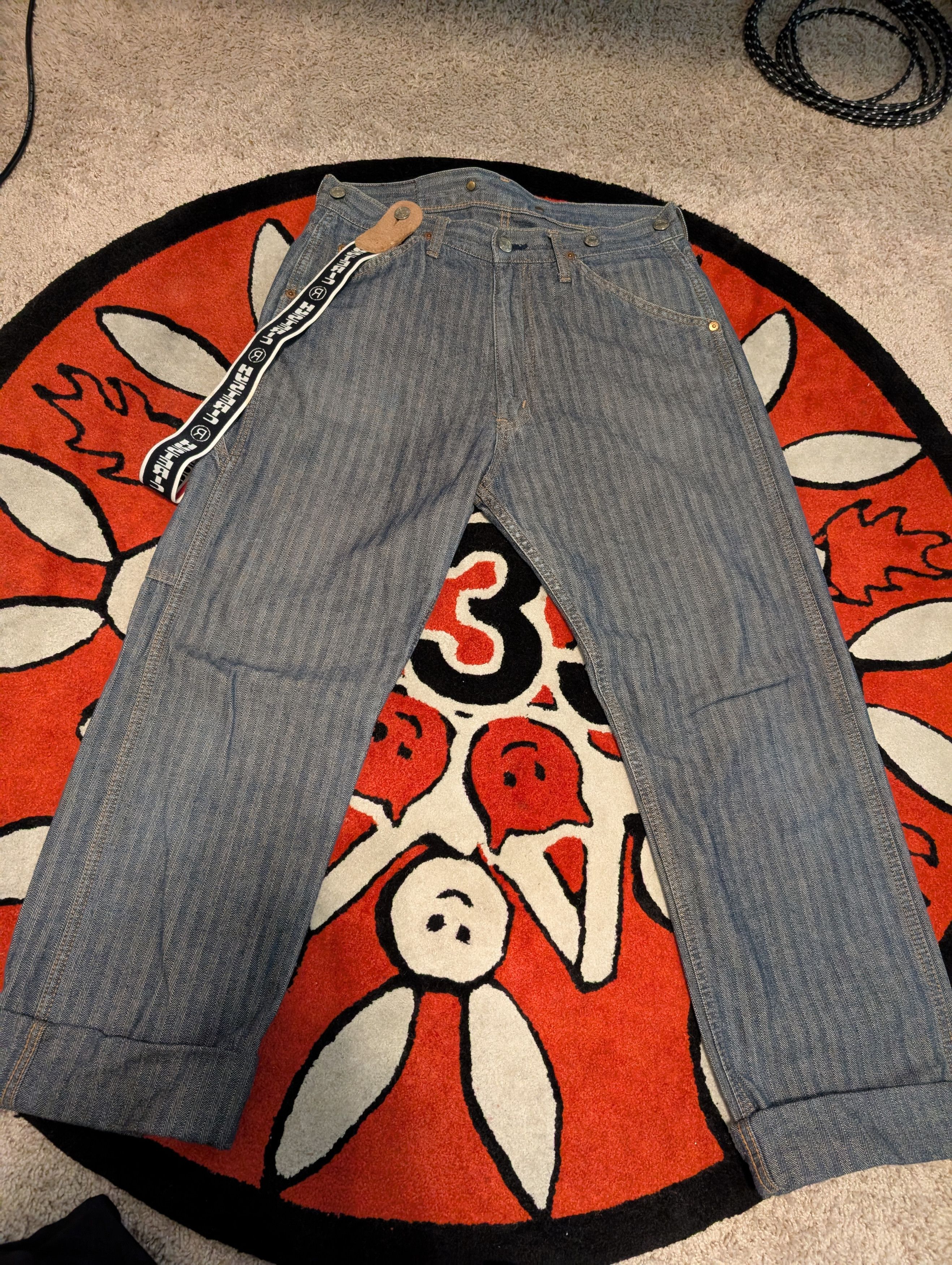 Hysteric Glamour Kinky Strap Jeans