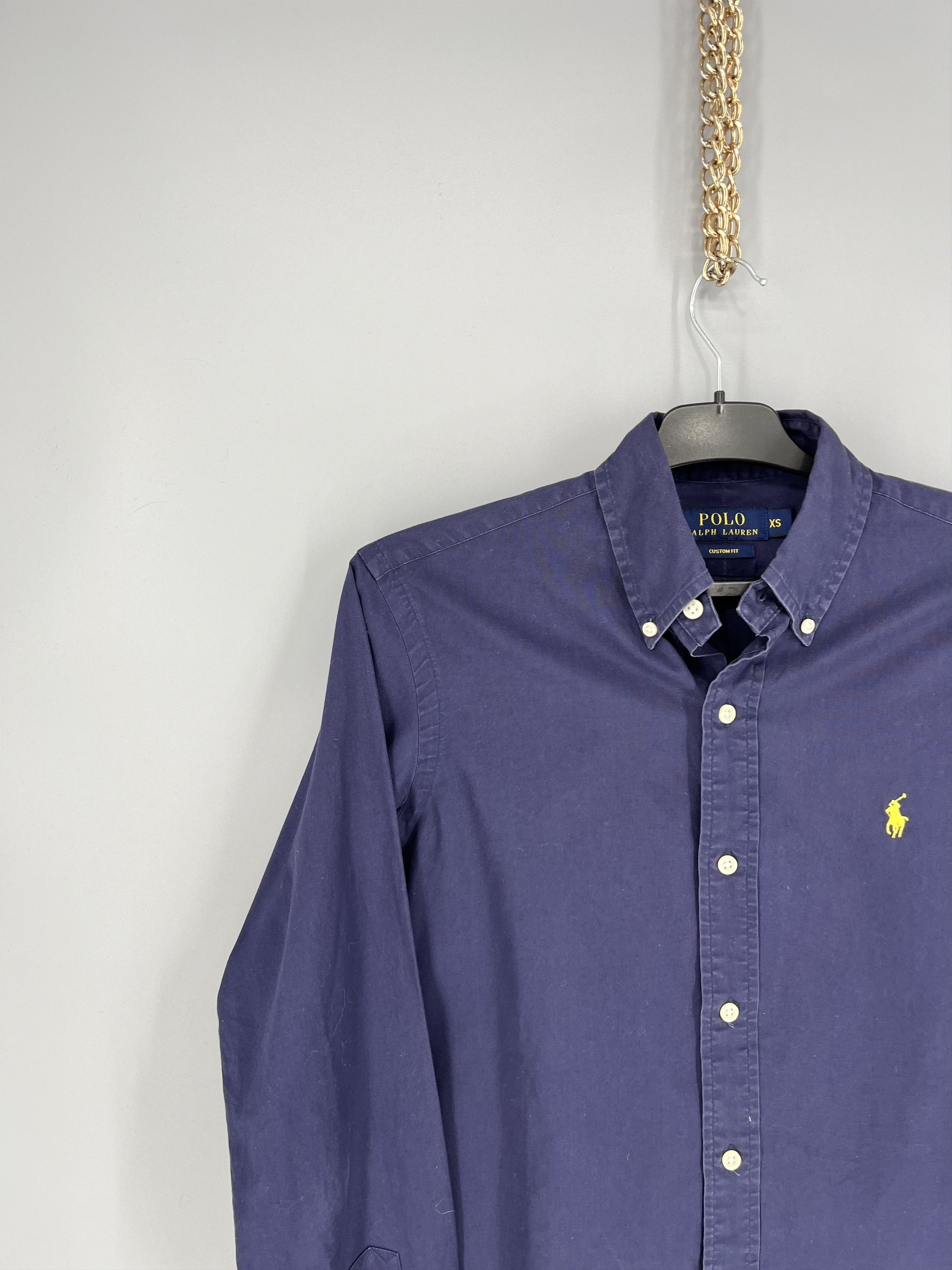 Polo Ralph Lauren Vintage Navy Shirt Polo Ralph Lauren Size M Rare Size US XS / EU 42 / 0 - 4 Thumbnail