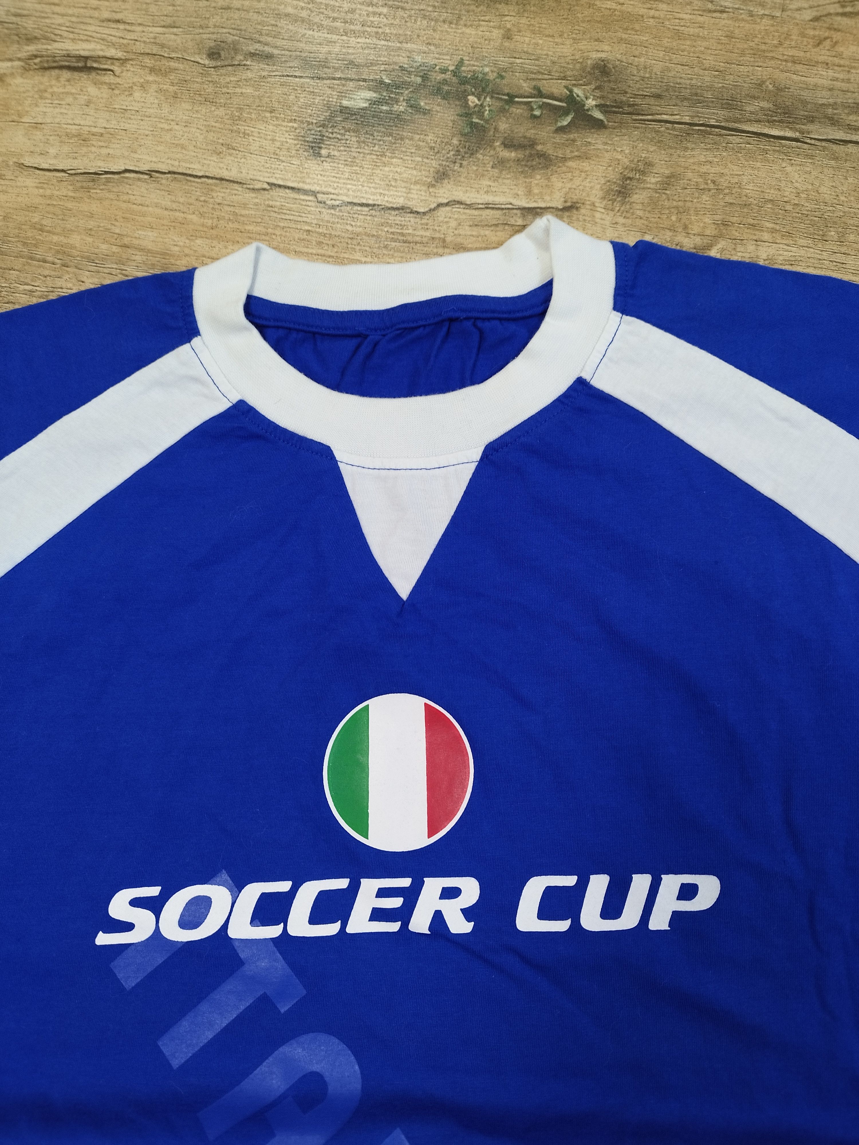 Casablanca Vintage Italia Soccer Cup Jersey T-Shirt Size M Italy Size US M / EU 48-50 / 2 - 3 Thumbnail