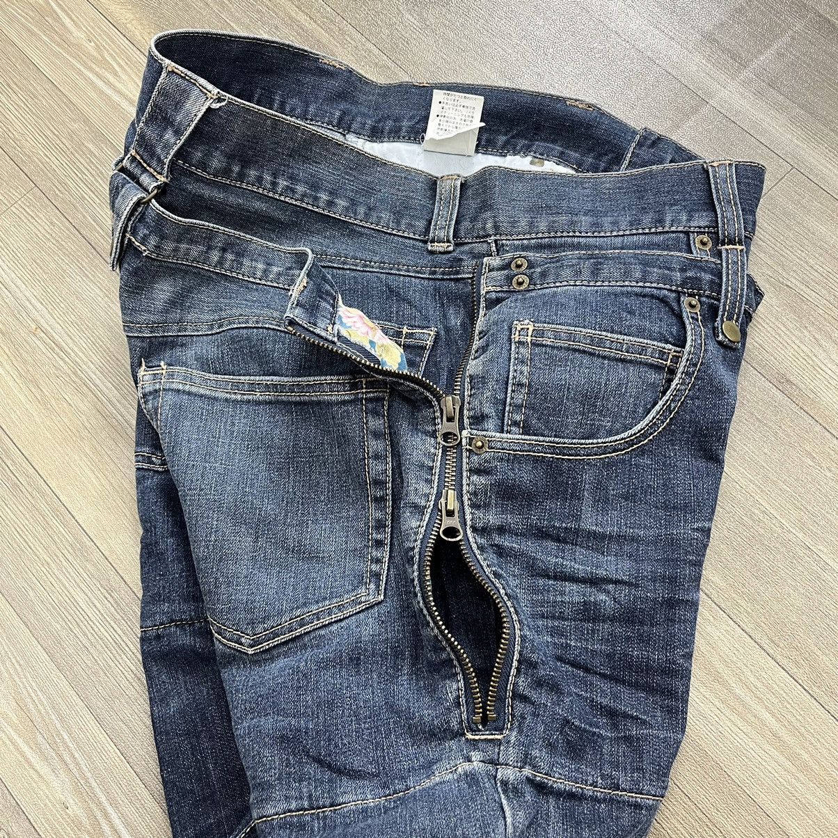 If Six Was Nine × Japanese Brand × PPFM Vintage PPFM Double Waist Hybird Flowers Jeans Size US 30 / EU 46 - 3 Thumbnail