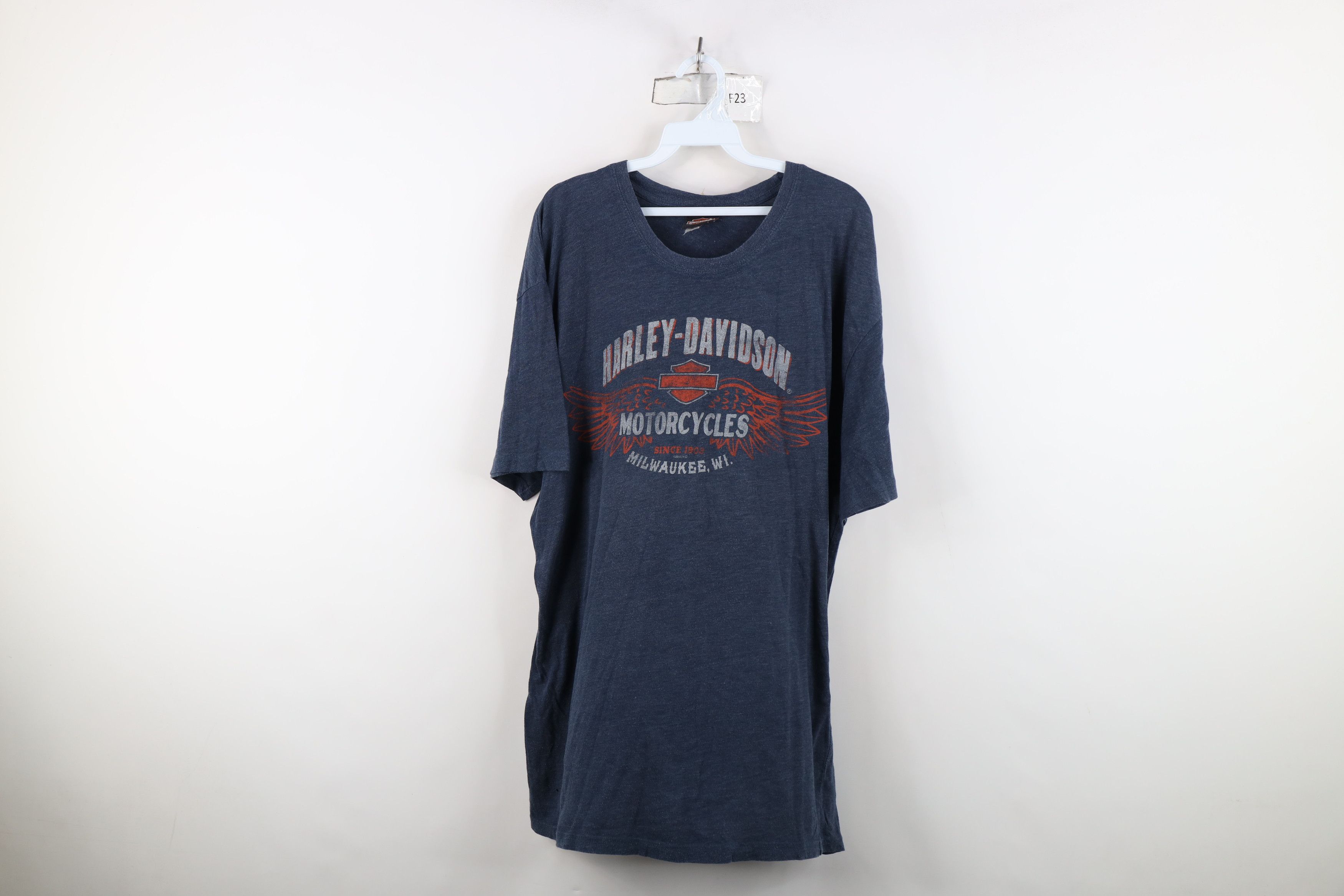 Harley Davidson Vintage Y2K Harley Davidson Jersey Knit Short Sleeve T-Shirt Size US XL / EU 56 / 4 - 1 Thumbnail
