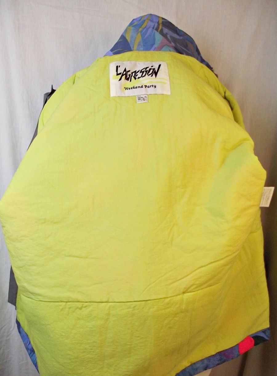 Vintage L'Agression Weekend Party Mens 90s Ski Jacket Snowboard Size US M / EU 48-50 / 2 - 8 Thumbnail