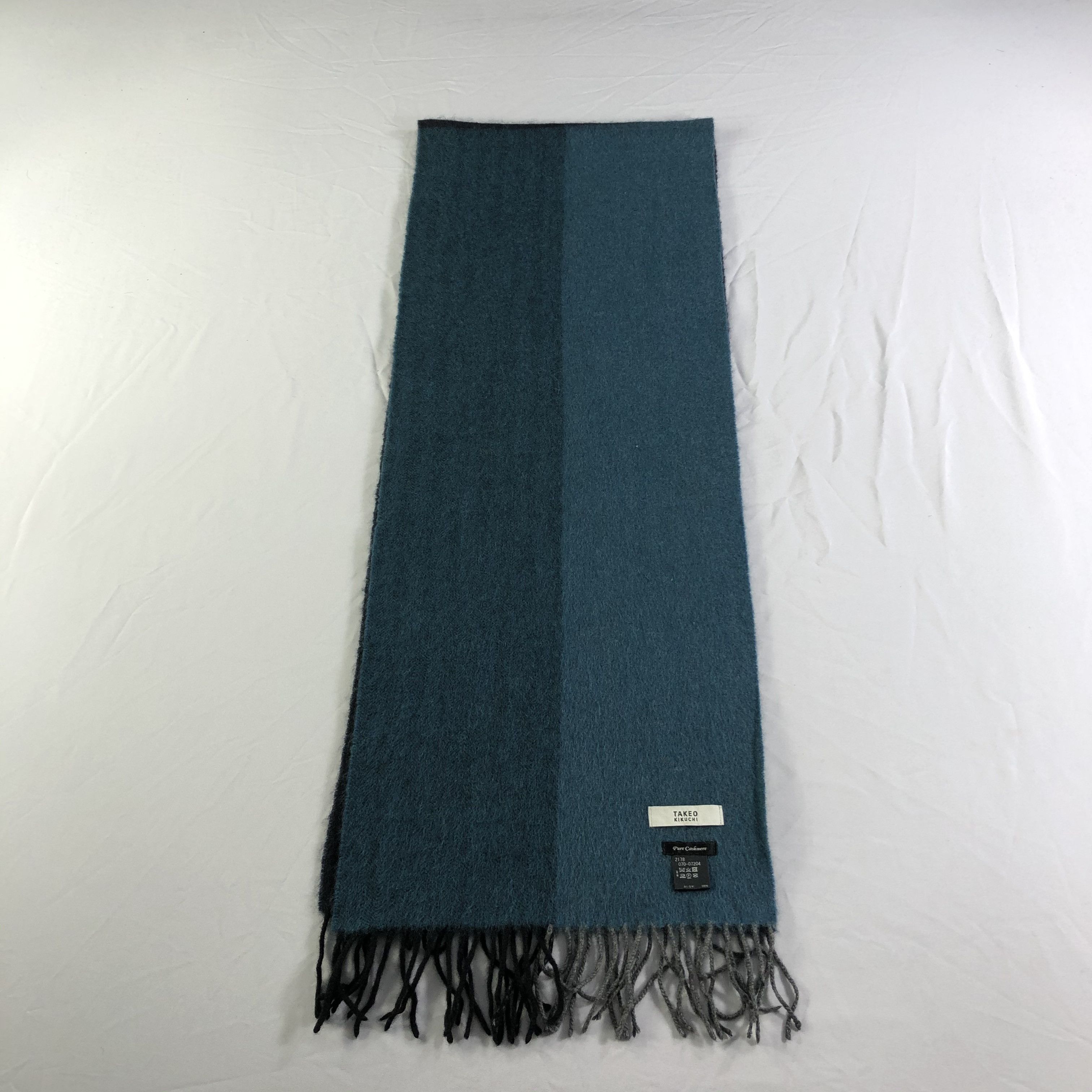 Takeo Kikuchi Takeo Kikuchi Cashmere Scarf Muffler Neckwear V2364 Size ONE SIZE - 2 Thumbnail