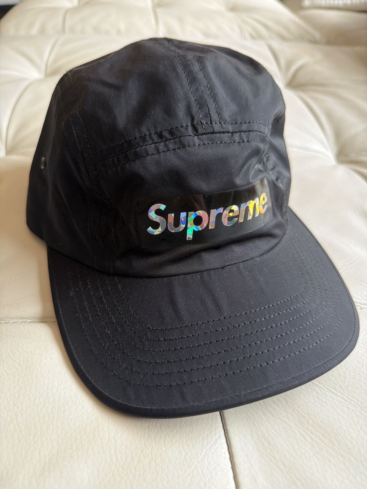 Supreme SS19 Holographic Camp Cap Size ONE SIZE - 1 Thumbnail