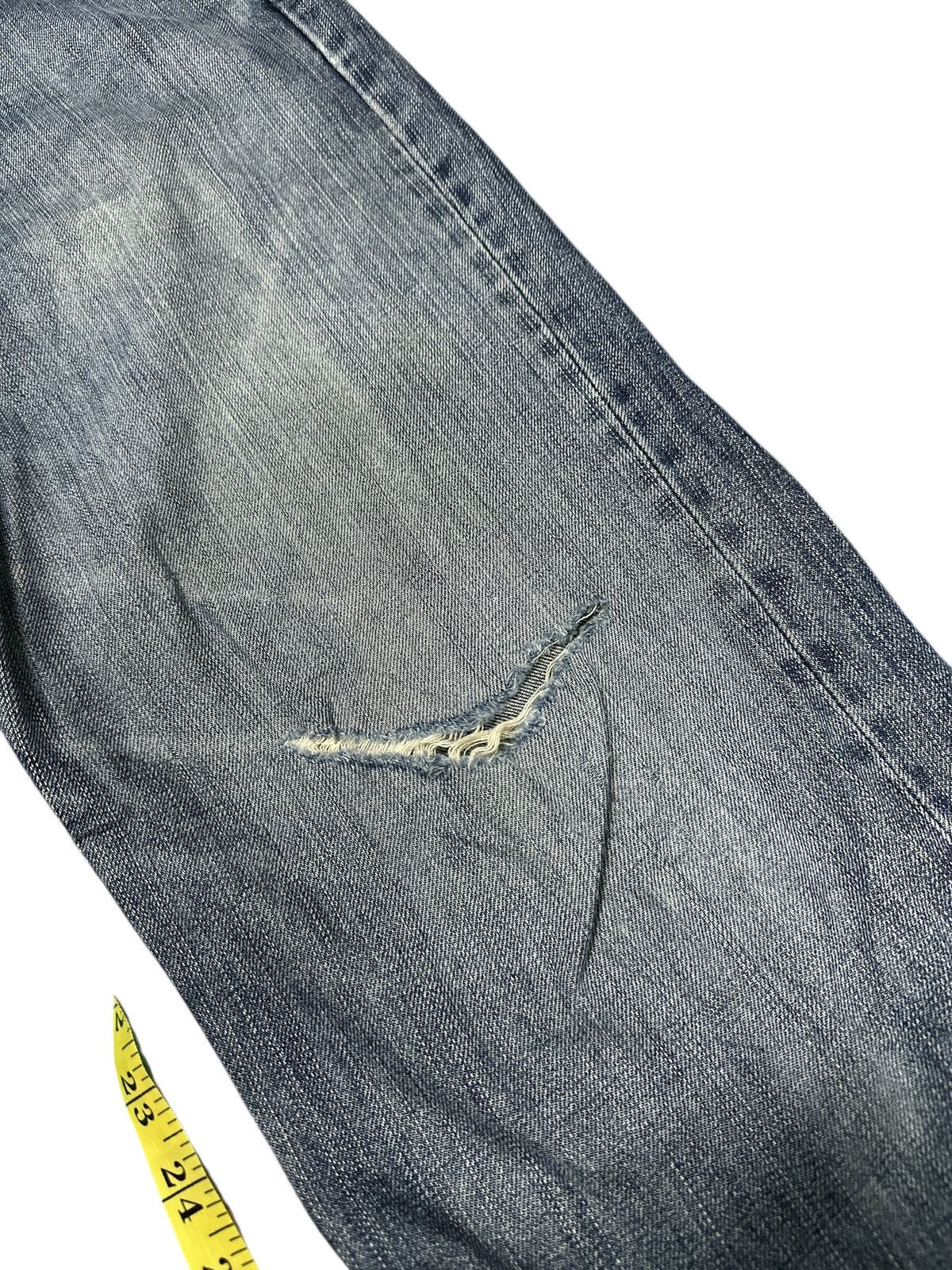 Kapital Distress Vintage Edwin 503 bluewashed. Size US 32 / EU 48 - 7 Thumbnail