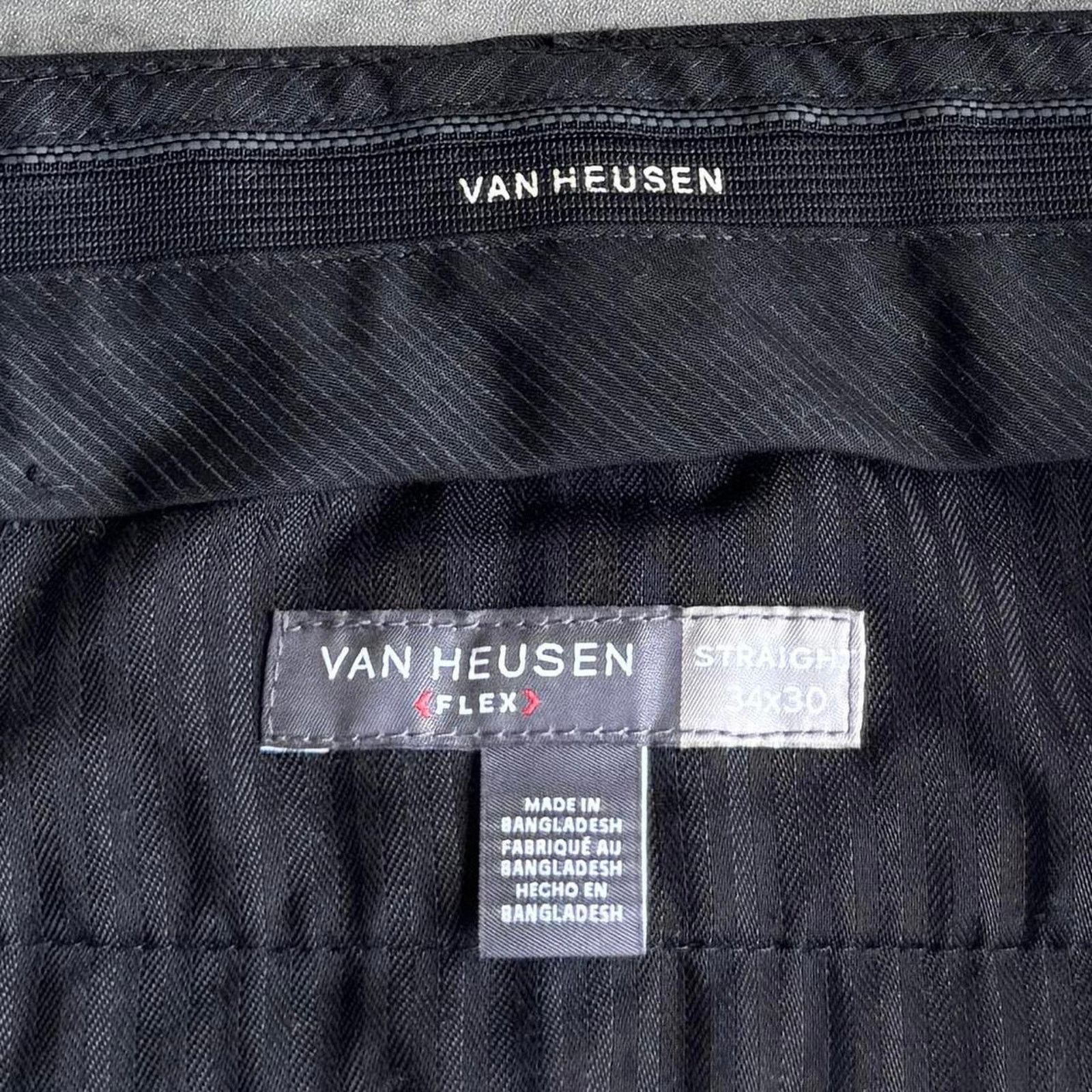 Van Heusen × Vintage Vintage Y2K Van Heusen Black Essential Dress Pants Size US 34 / EU 50 - 3 Thumbnail