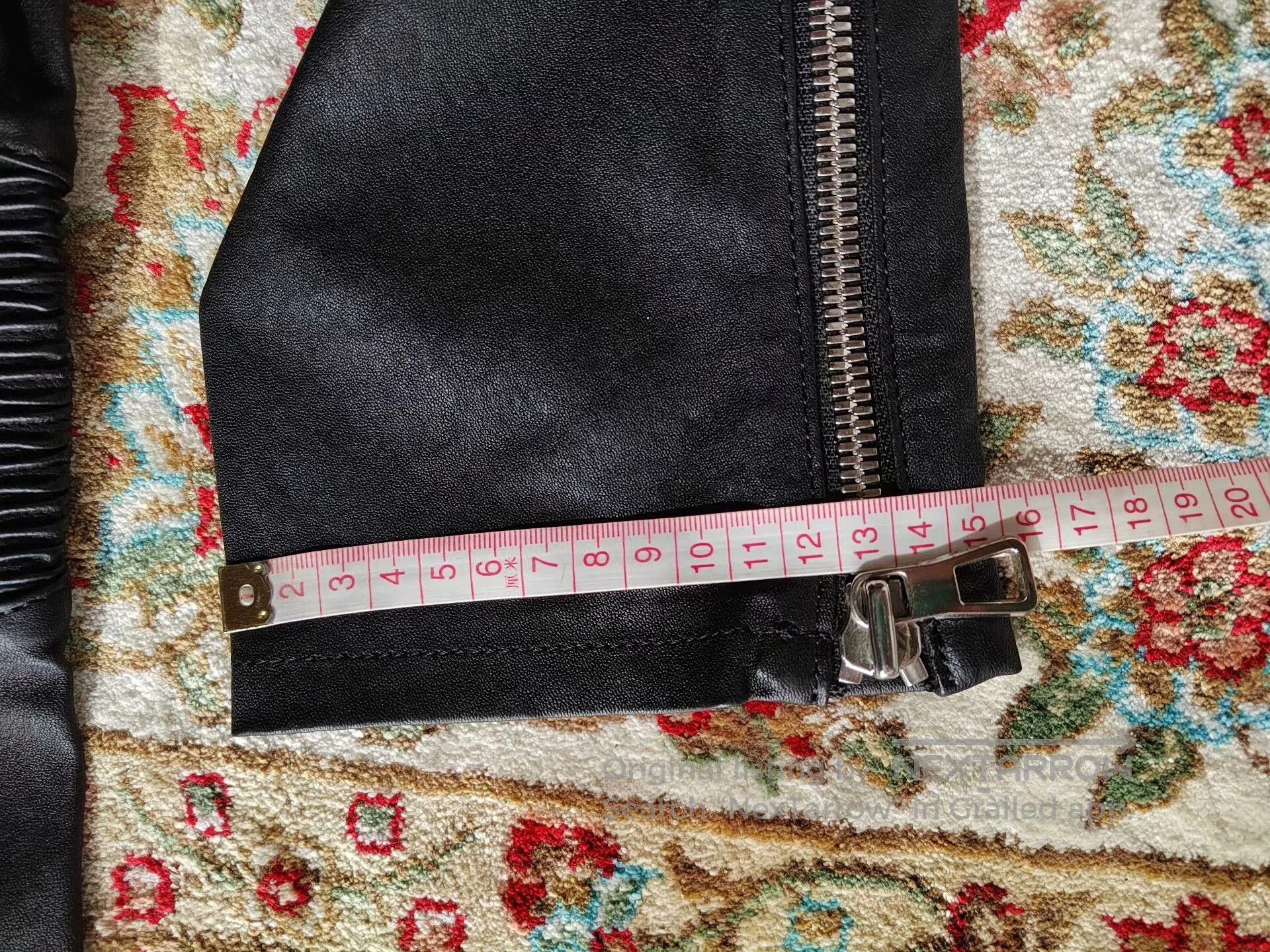 Balmain Balmain Black Leather Pants. Size 22" - 9 Thumbnail