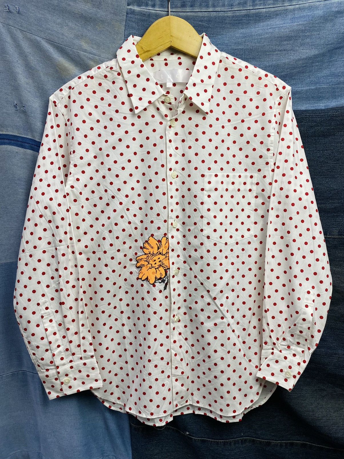 Comme des Garcons 2000s Tao comme des garcons polka flower shirt Size US M / EU 48-50 / 2 - 1 Thumbnail