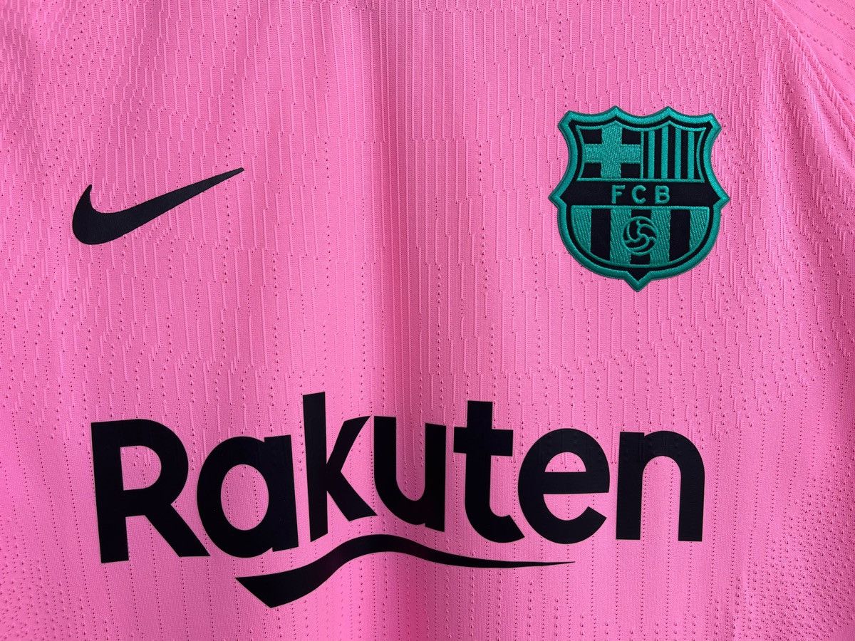Vintage Player Issue BARCELONA Third 3rd 2020/2021 Shirt Jersey Nike Size US L / EU 52-54 / 3 - 3 Thumbnail