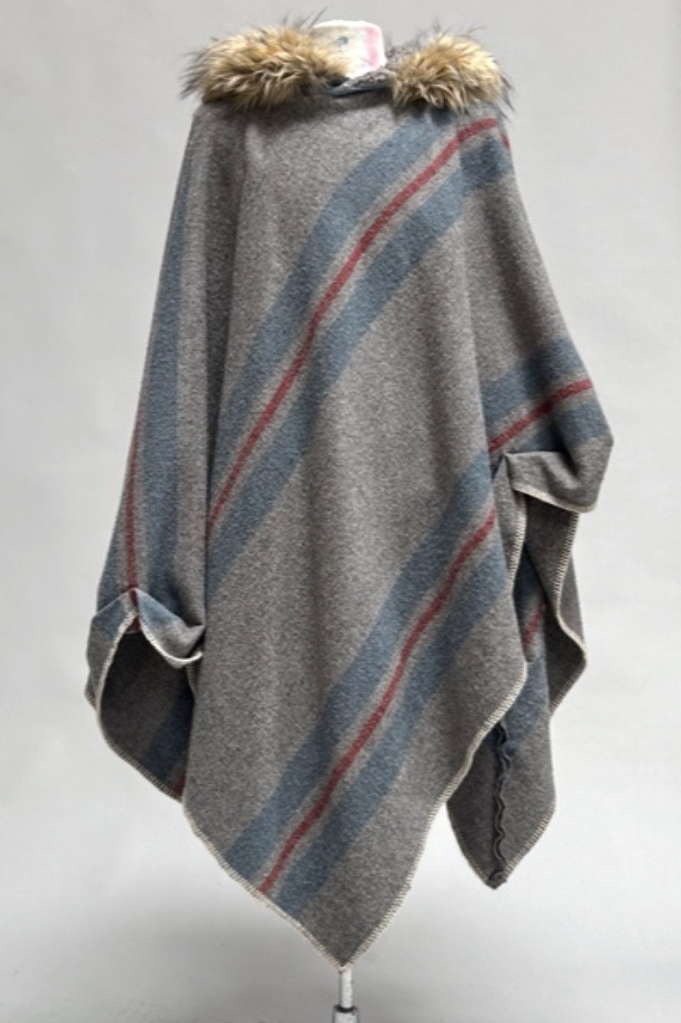 Greg Lauren 🚨1 of 1 FW 17 Blanket Denim Poncho w/ Vintage Denim Hood Size US L / EU 52-54 / 3 - 6 Thumbnail