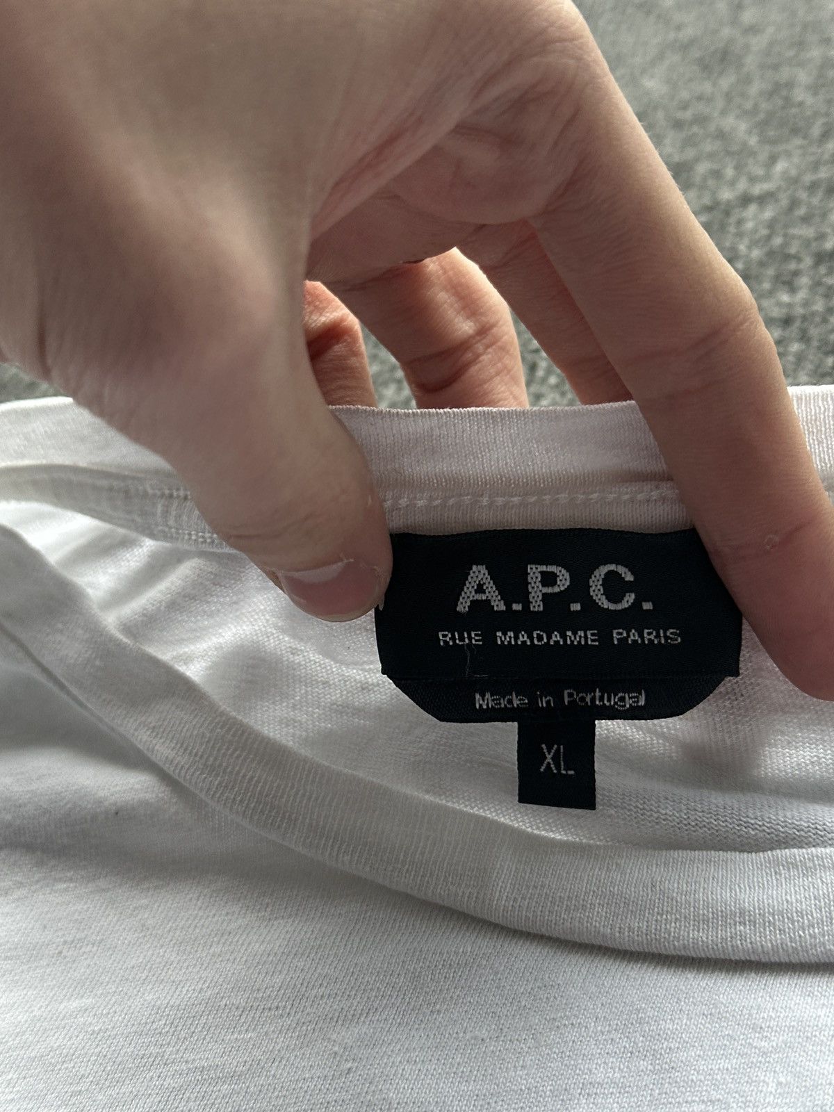 A.P.C. GRAIL 🚨 APC VIRGILE TEE BIG LOGO WHITE RARE Y2K A.P.C. Size US XL / EU 56 / 4 - 6 Thumbnail