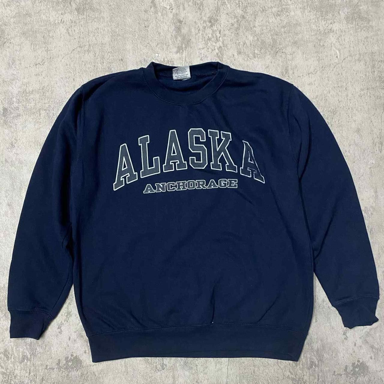 Other Navy blue crewneck sweatshirt with Alaska Anchorage Size US M / EU 48-50 / 2 - 1 Thumbnail