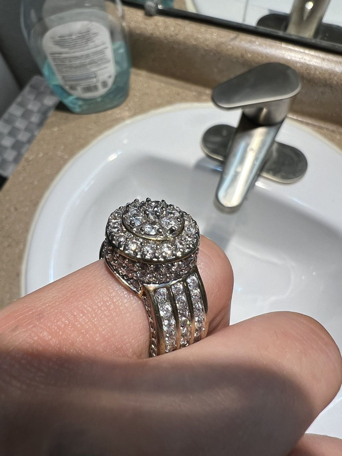 Jewelry Iced out Pinky Ring Size ONE SIZE - 6 Thumbnail