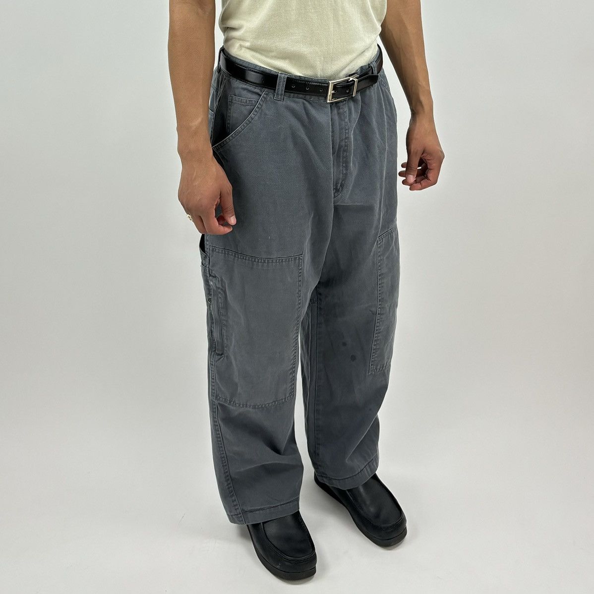 Faded Glory vintage Y2K FADED GLORY Utility Skater Wide Leg Cargo pants Size US 40 / EU 56 - 4 Thumbnail