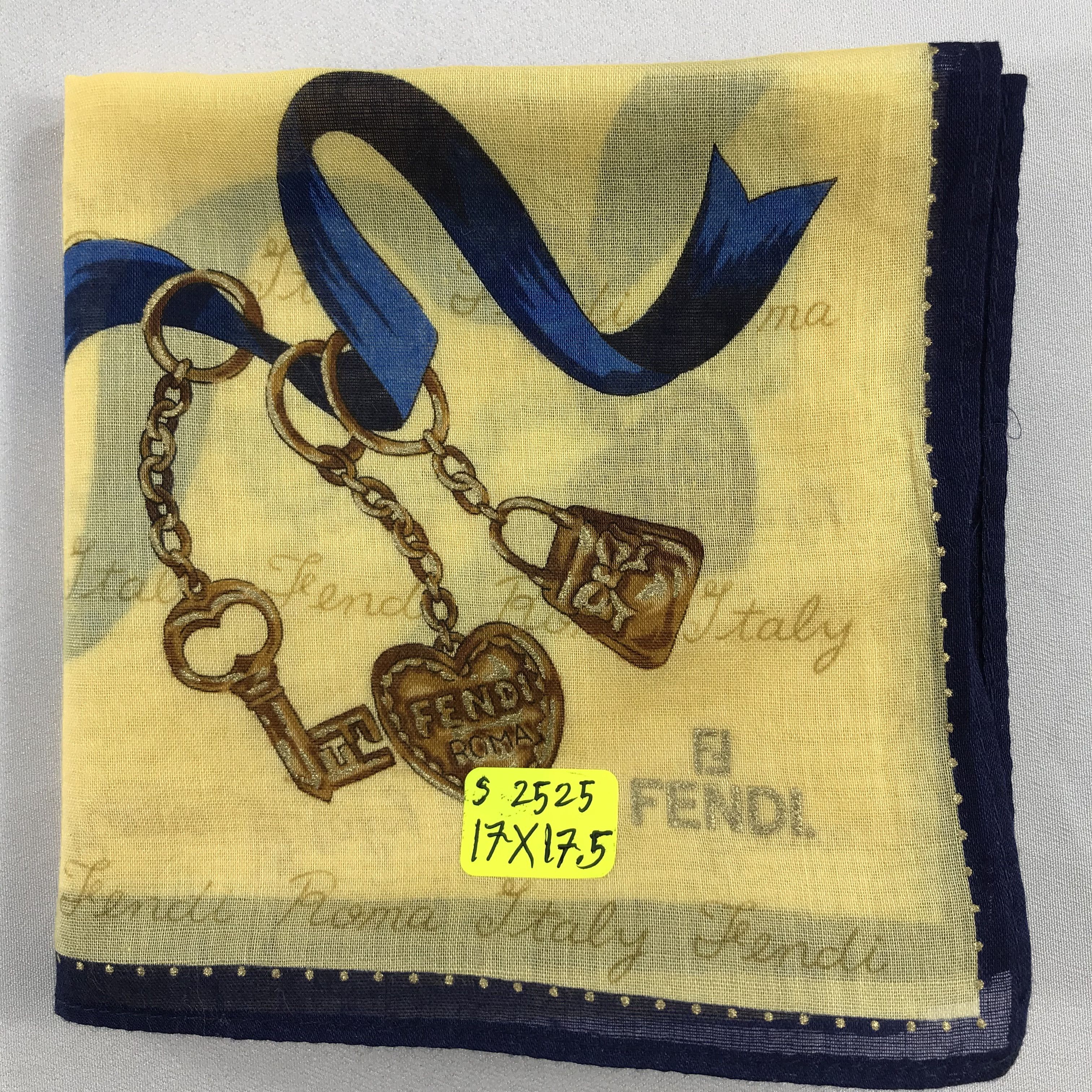 Vintage Vintage Fendi Bandana / Handkerchief / Neckerchief - S2525 Size ONE SIZE - 5 Thumbnail