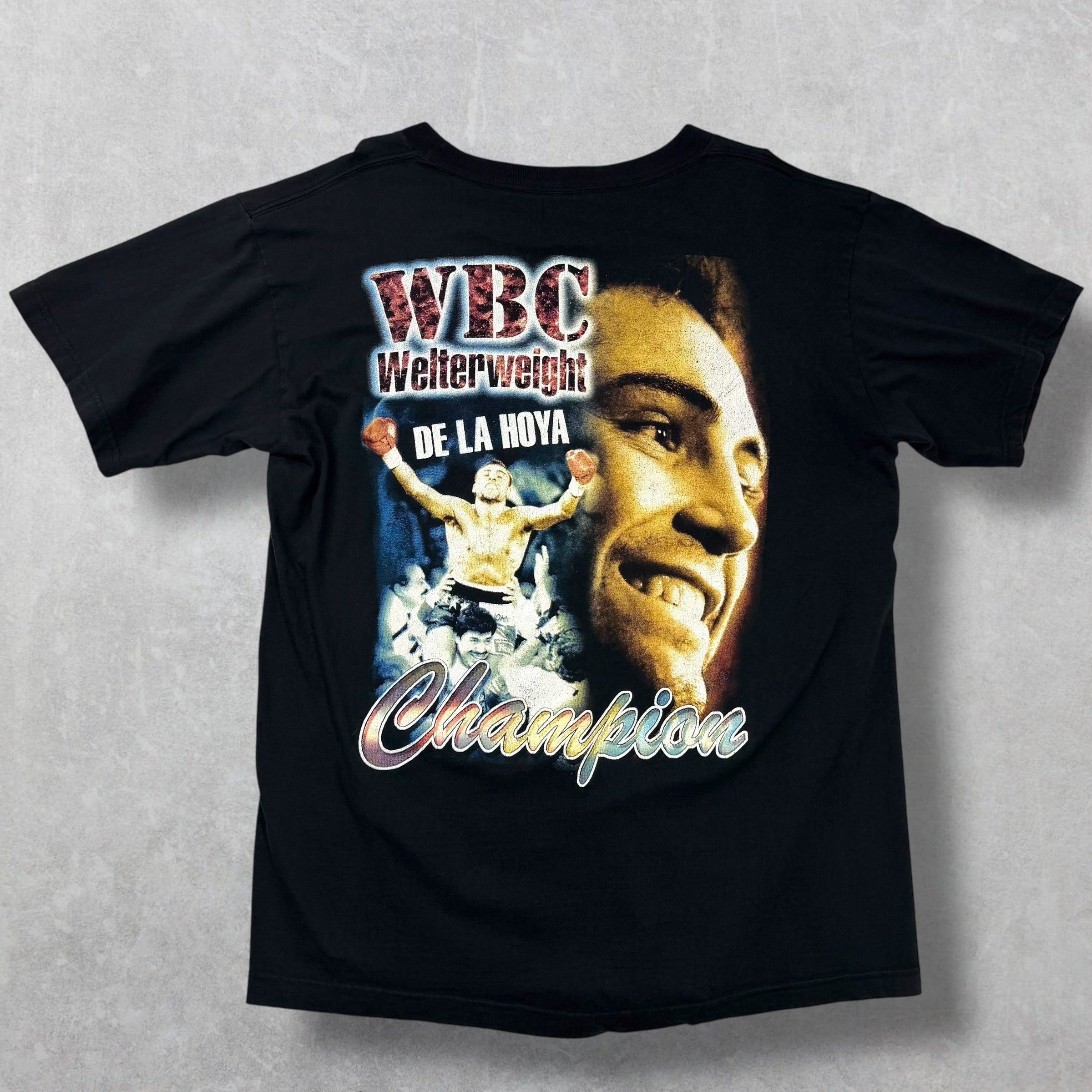 Vintage Vintage 90s Oscar De La Hoya WBC Champion Tee XL Size US XL / EU 56 / 4 - 2 Thumbnail