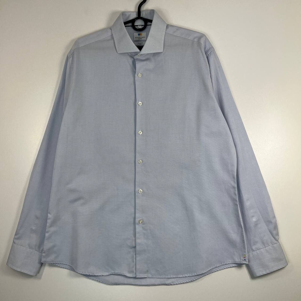Richard James Richard James Mayfair Pure Cotton Slim Fit Shirt Size 17/43 Size US L / EU 52-54 / 3 - 1 Thumbnail