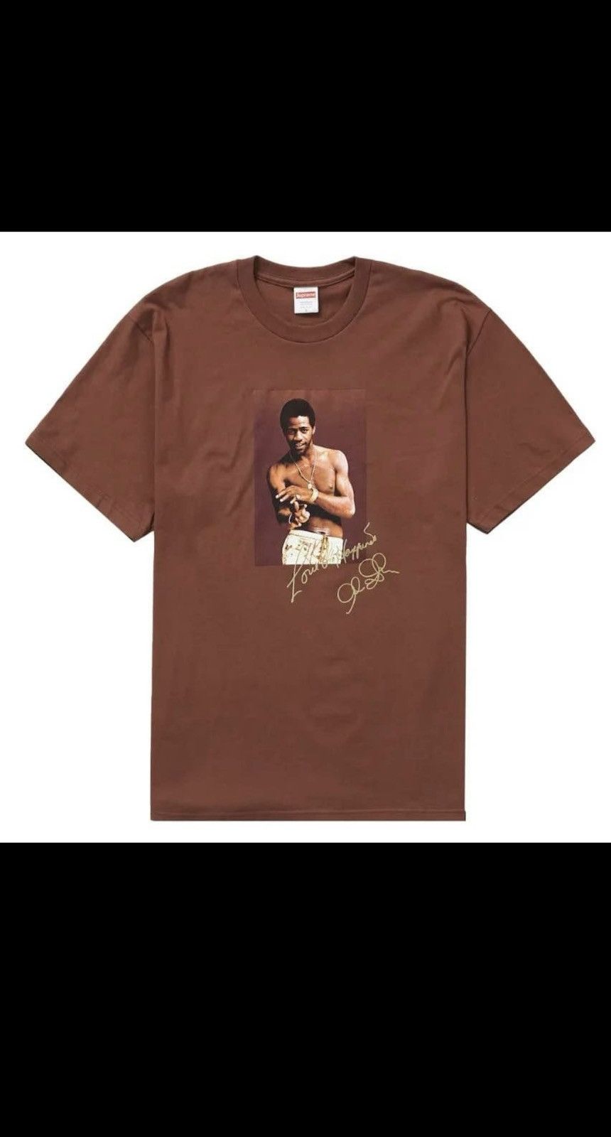 Supreme Supreme Al Green tee 'brown' size Large | Grailed