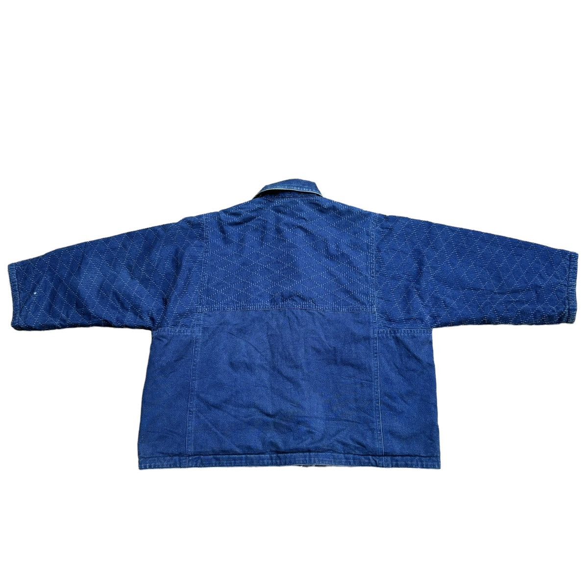 Issey Miyake Vintage Issey Miyake Sashiko Reversible Denim Jacket Size US M / EU 48-50 / 2 - 8 Thumbnail
